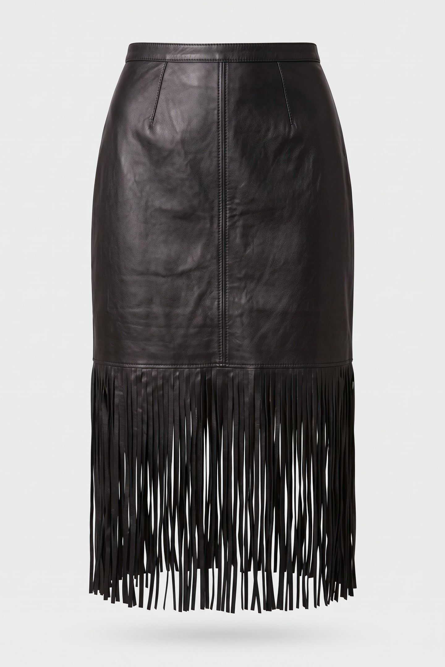 PA BELLA LEATHER SKIRT BLACK 3