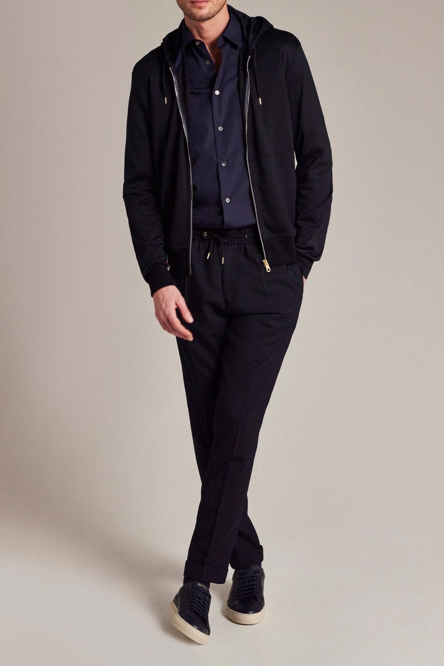 MENS S/C REGULAR FIT SHIRT VERY DARK NAVY 3