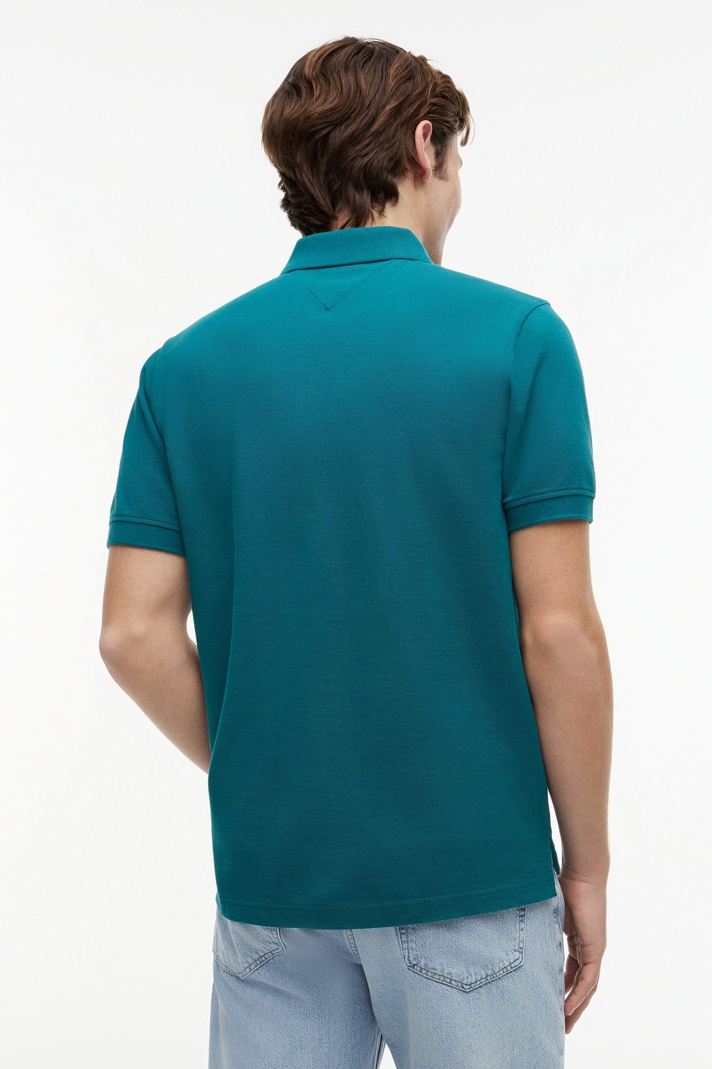 TJM REGULAR ESSENTIAL POLO POLAR TEAL 3