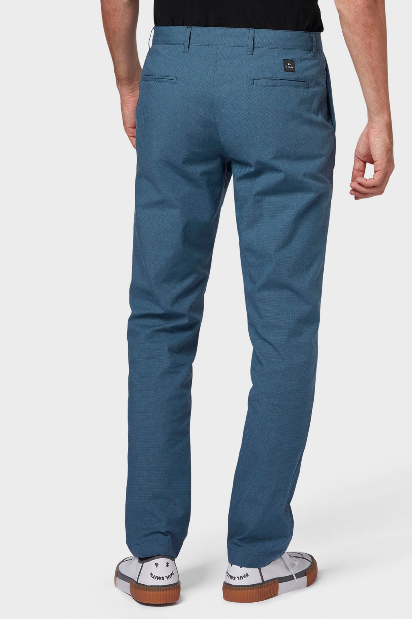 MENS MID FIT CHINO GREYISH BLUE 2