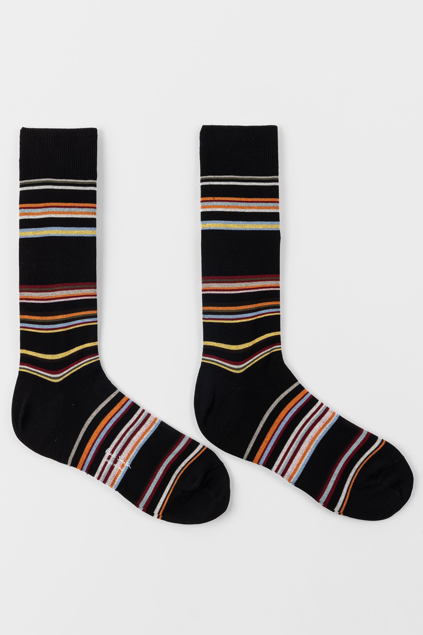 MEN SOCK FLAVIO SIGNATURE BLACK 4