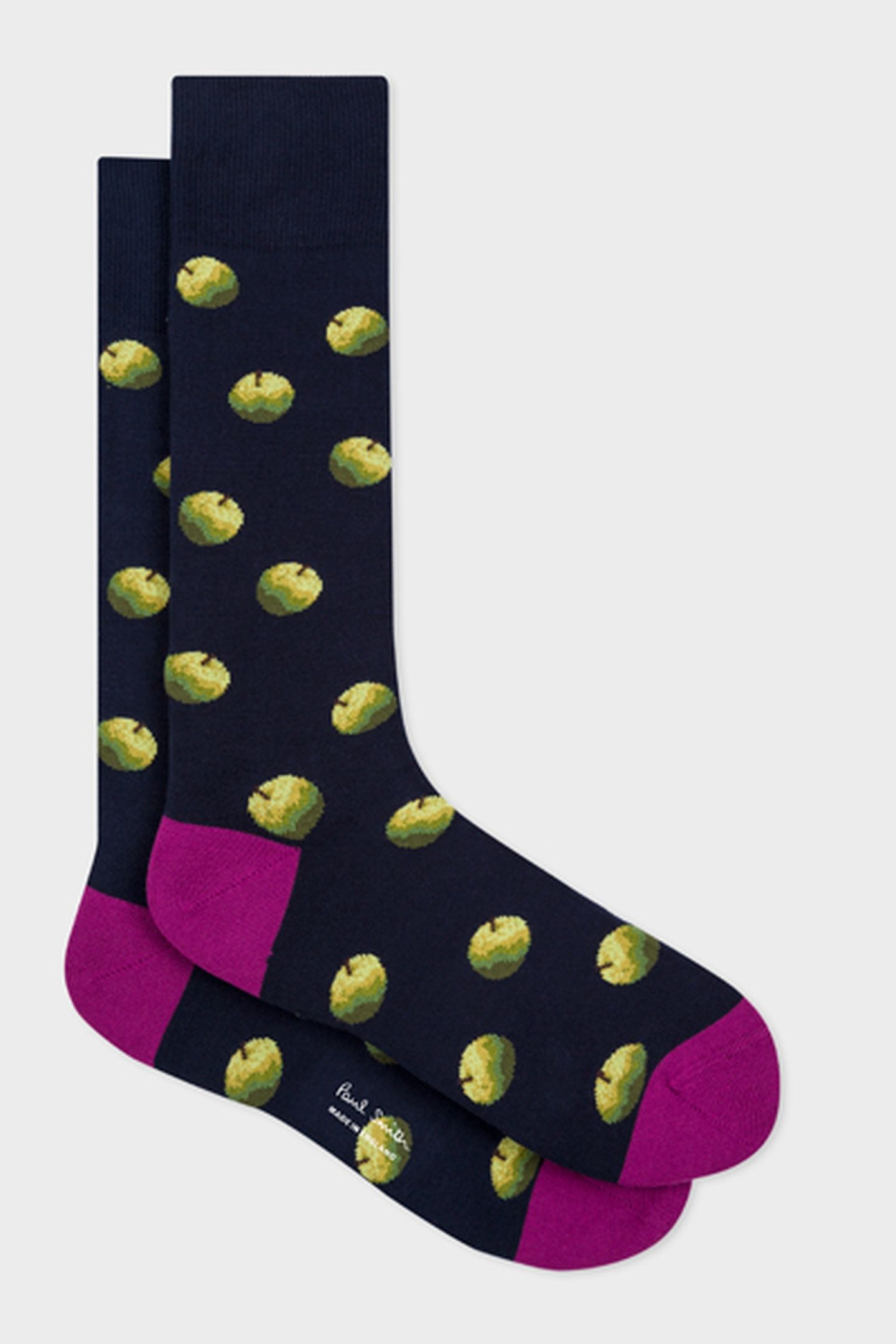 MEN SOCK APPLE ARCHIVE NAVY 5