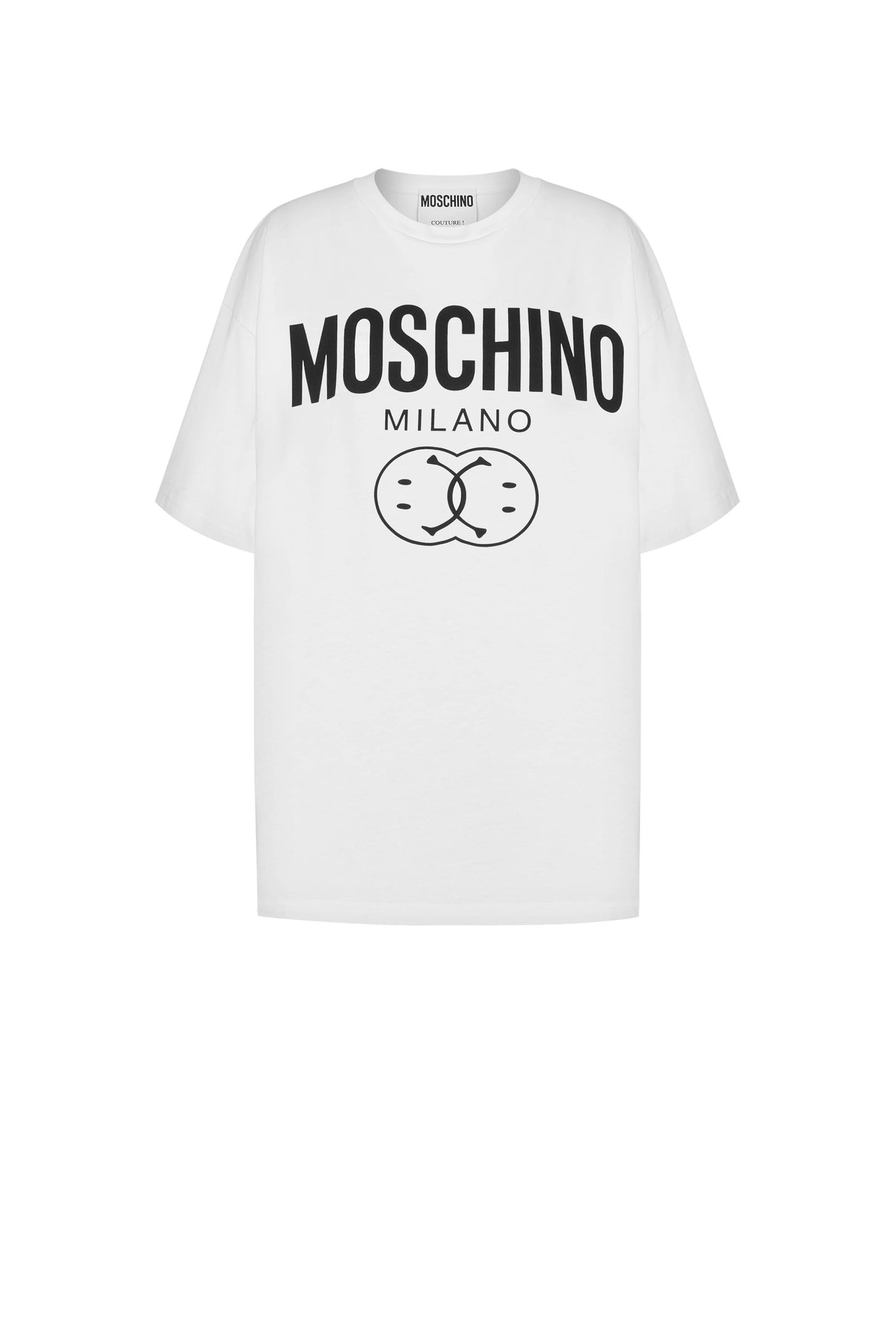 OVERSIZED T-SHIRT IN DOUBLE SMILEY® ORGANIC JERSEY WHITE 3