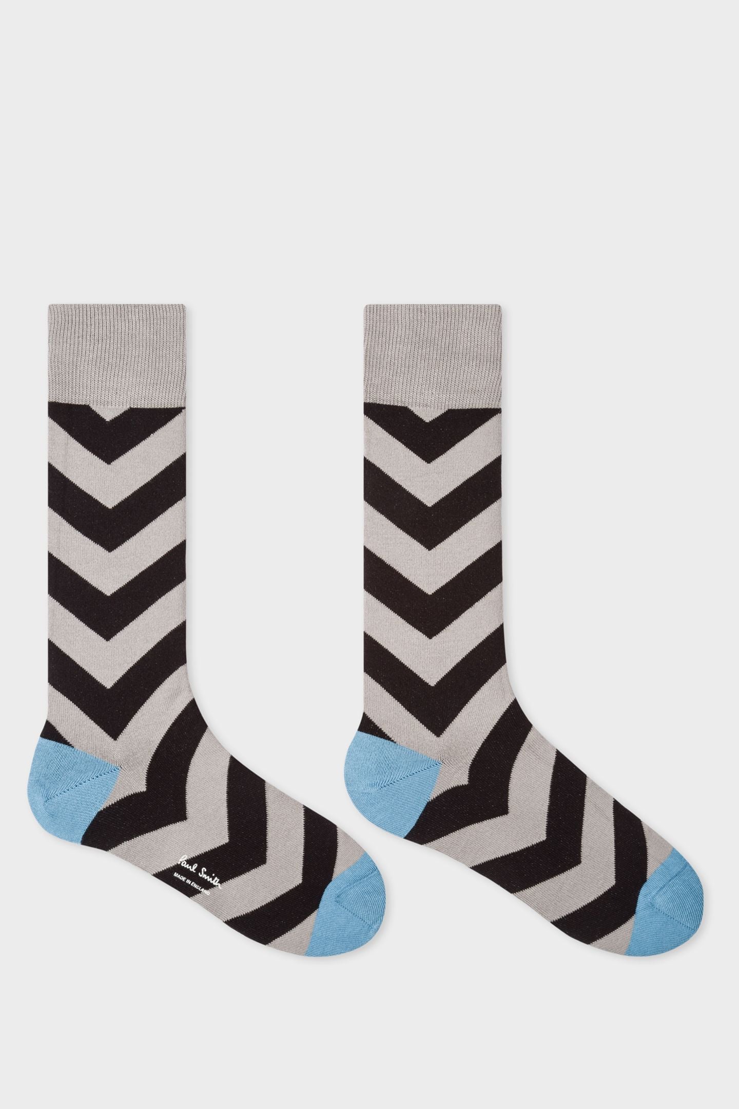 MEN SOCK DOUGLAS STRIPE SLATE 1