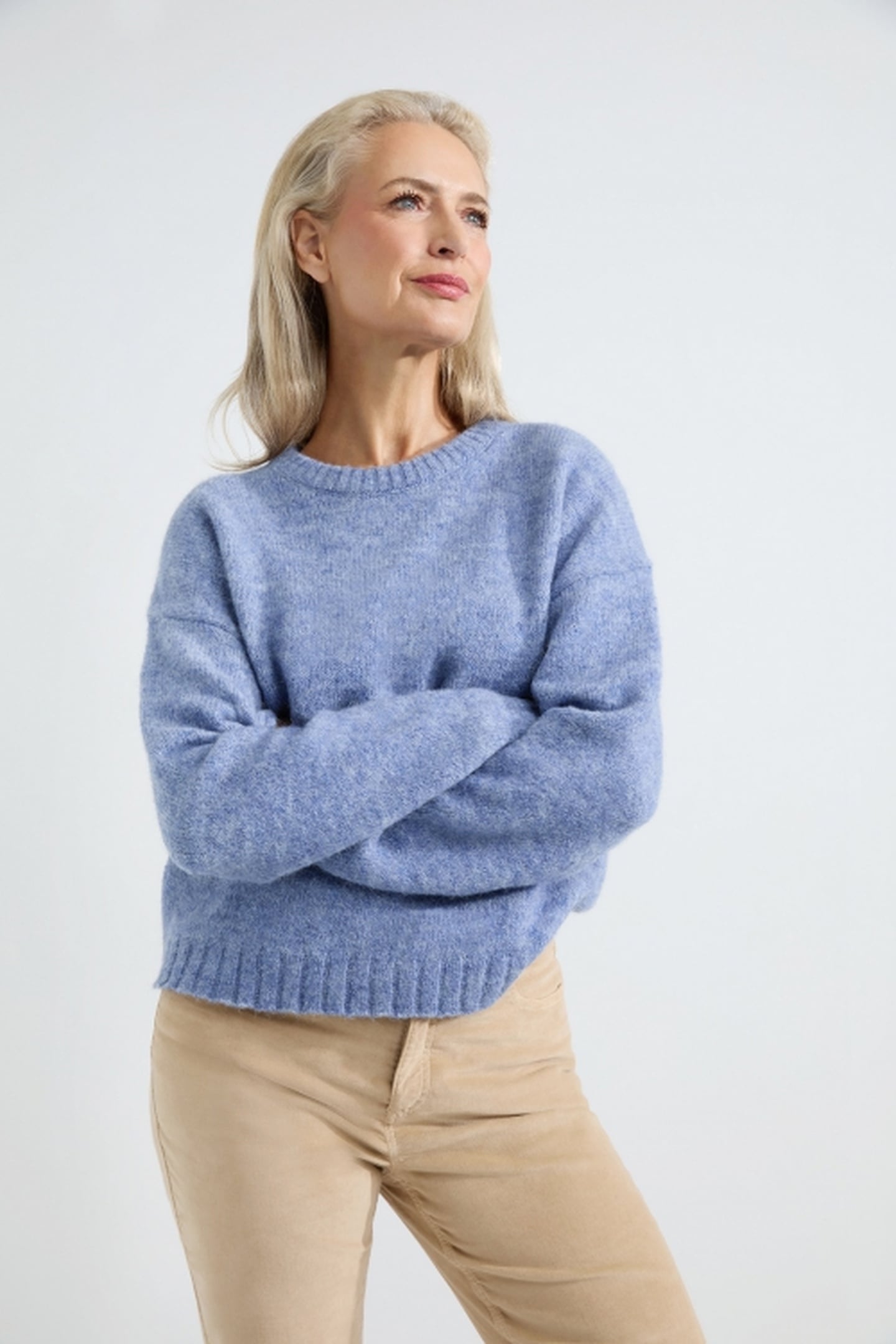 ANDREA SWEATER INDIGO 1