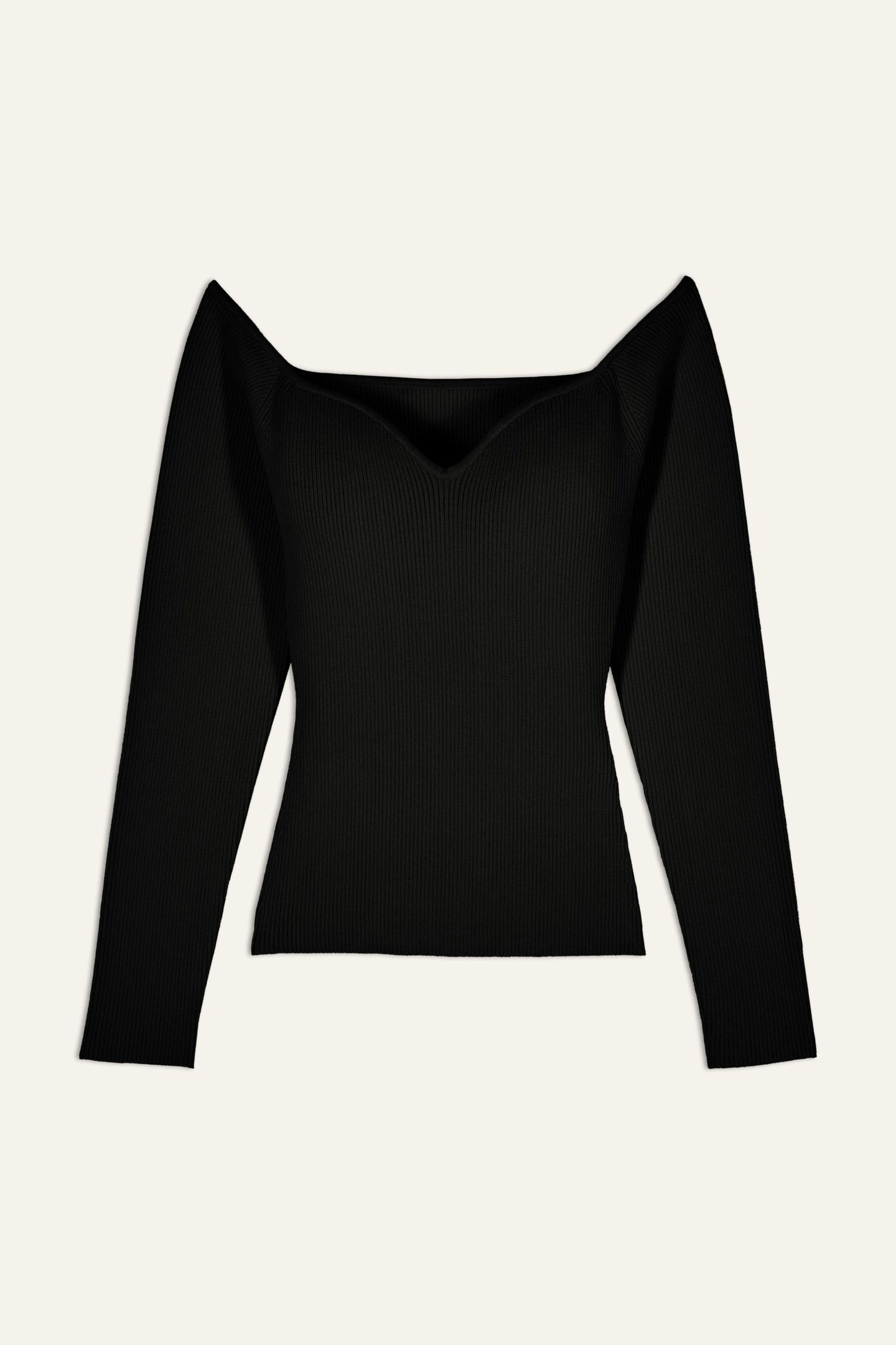 LONG SLEEVES KNIT BLACK 3