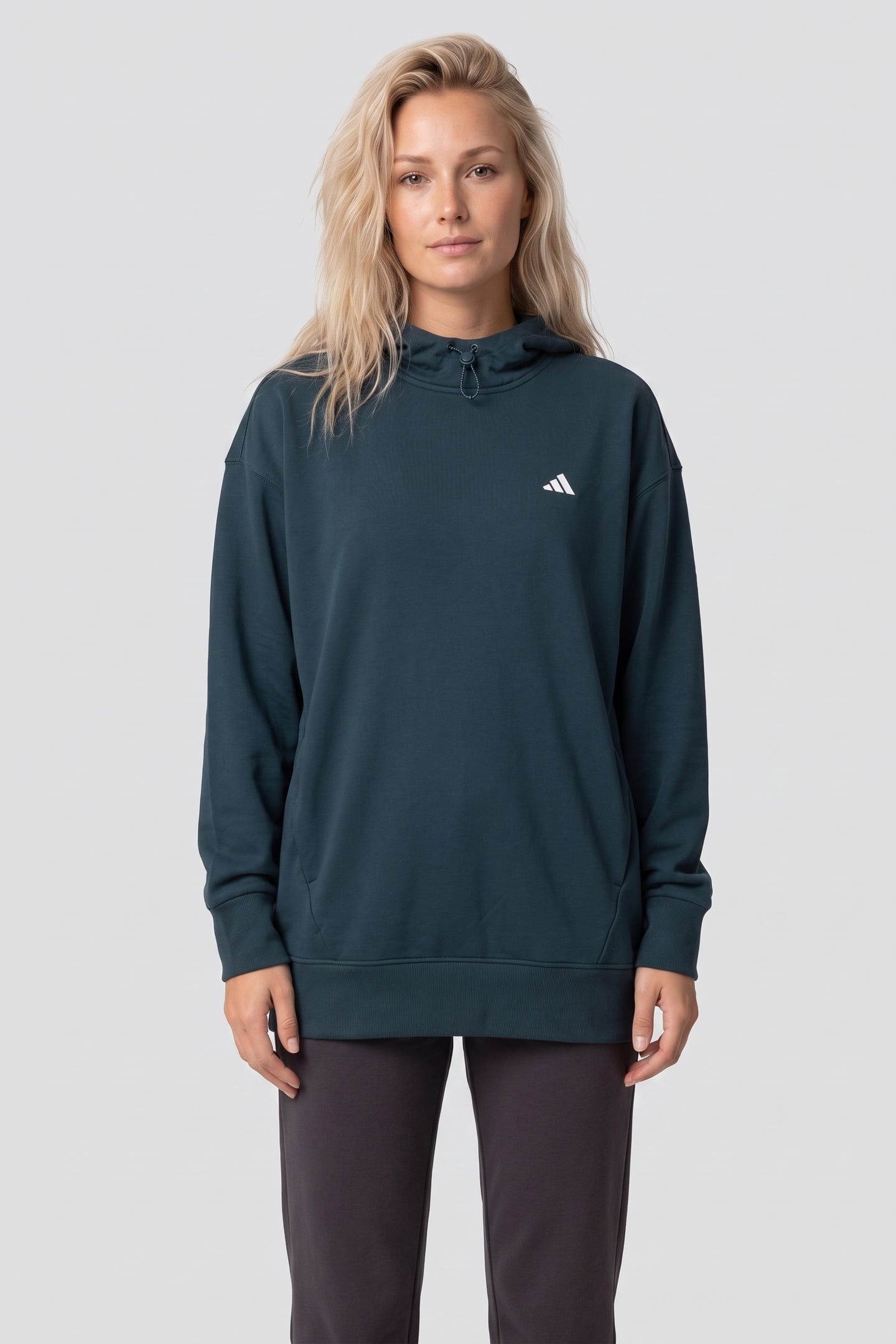PERFORMANCE AEROREADY GAME & GO FLEECE HOODIE ARCTIC NIGHT 1