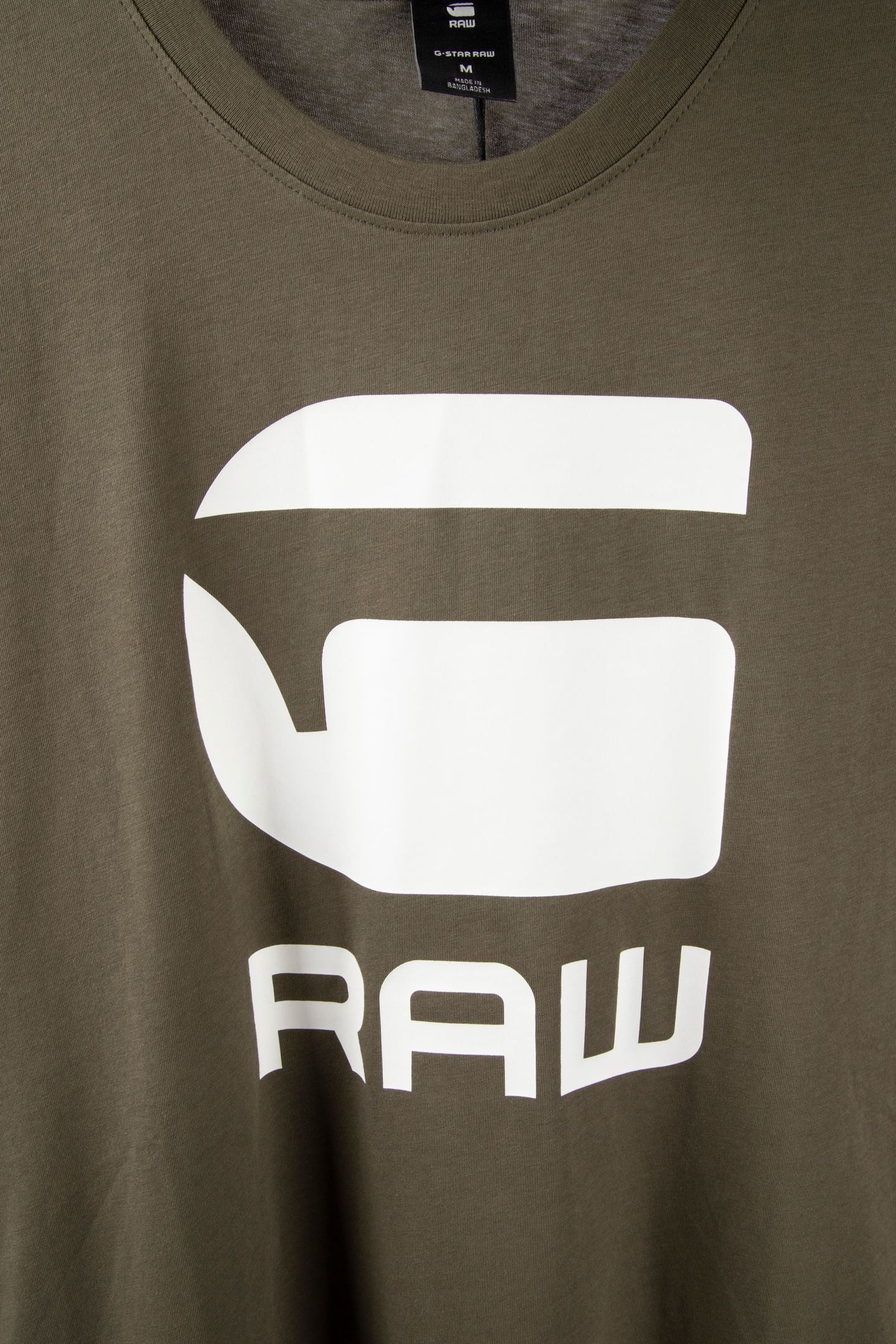 LOGO SLIM T-SHIRT SHADOW OLIVE 4