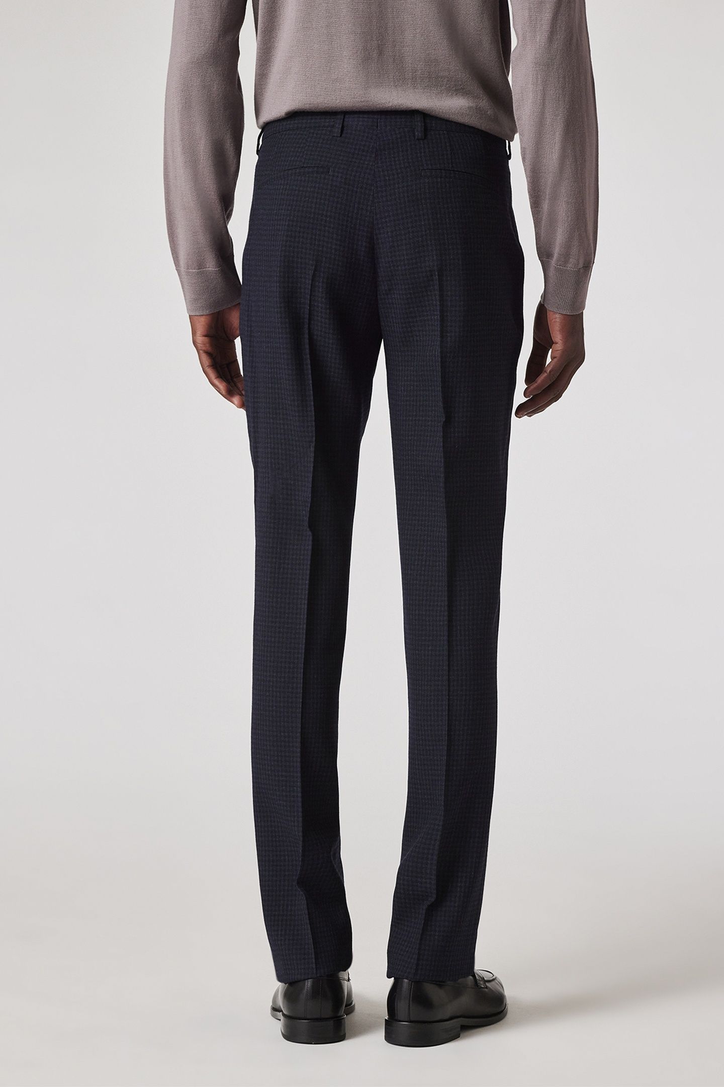 MENS SLIM FIT TROUSER VERY DARK NAVY 2
