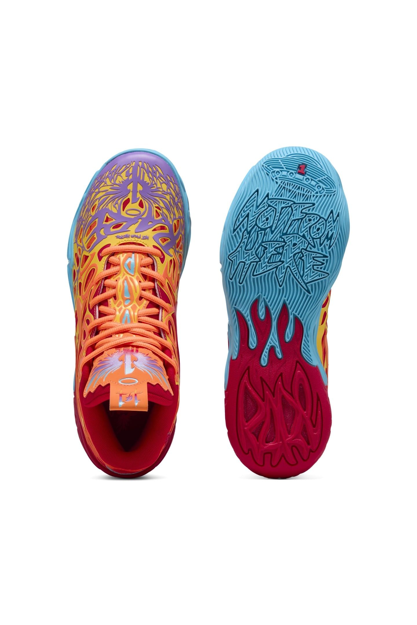 UNISEX MB.04 PHOENIX RED-ORANGE GLOW-FLURO ORANGE PES-PURPLE 8