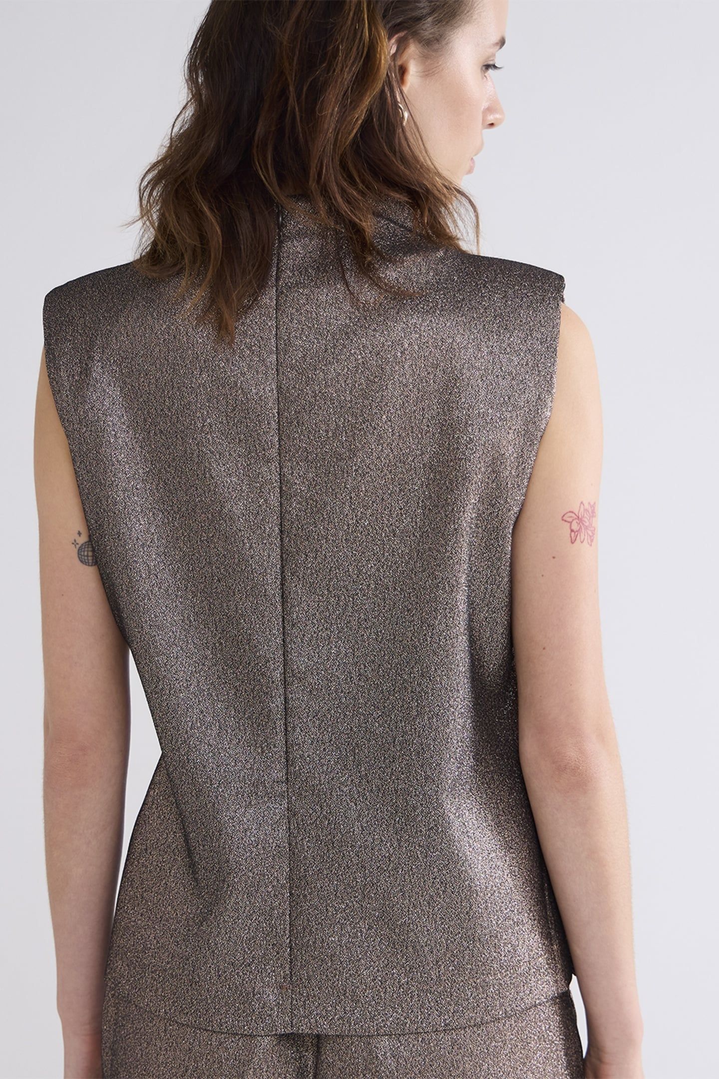 TOP GLITTER CAMEL BROWN 2