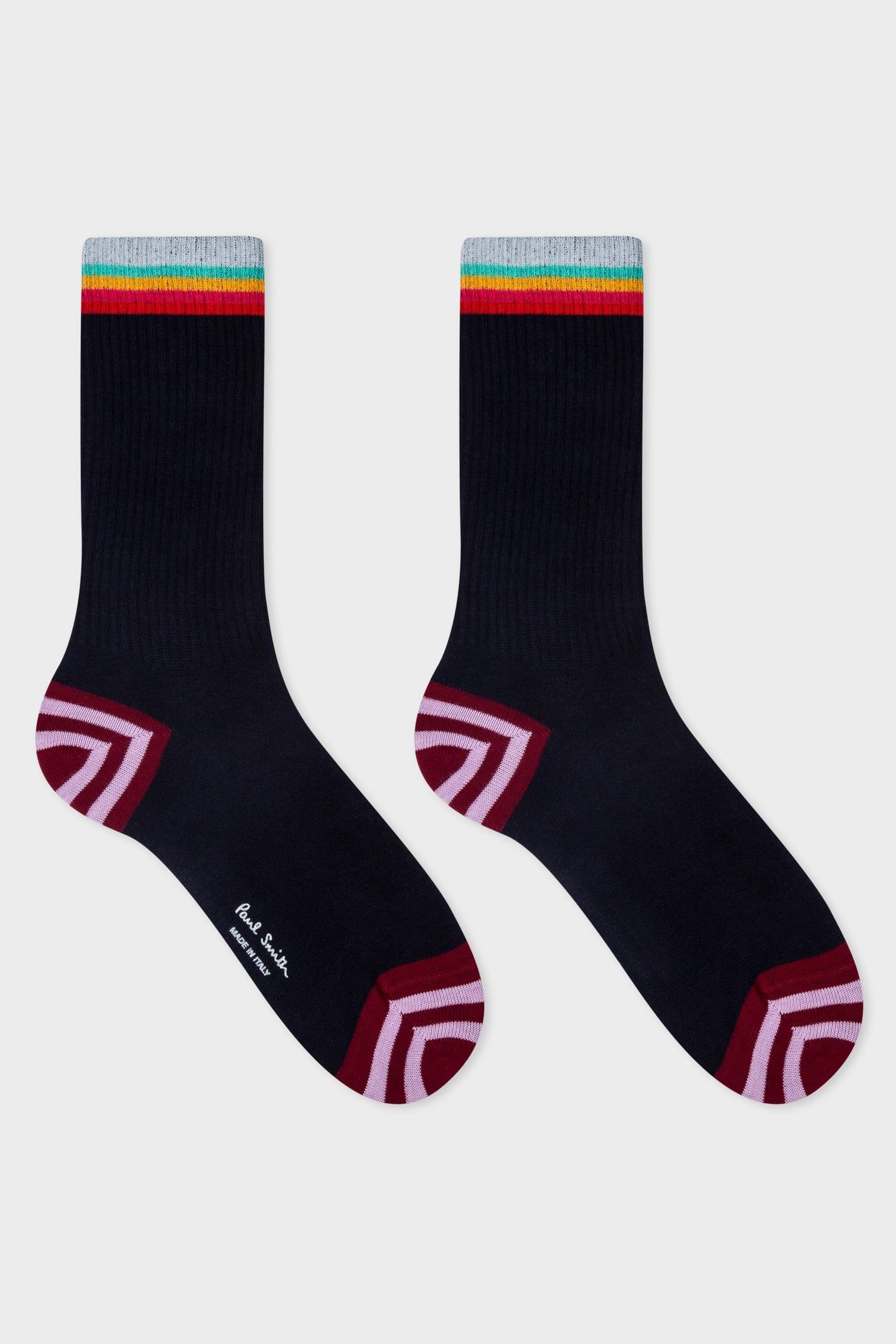 WOMEN SOCK ALMERIA STRIPE NAVY 2