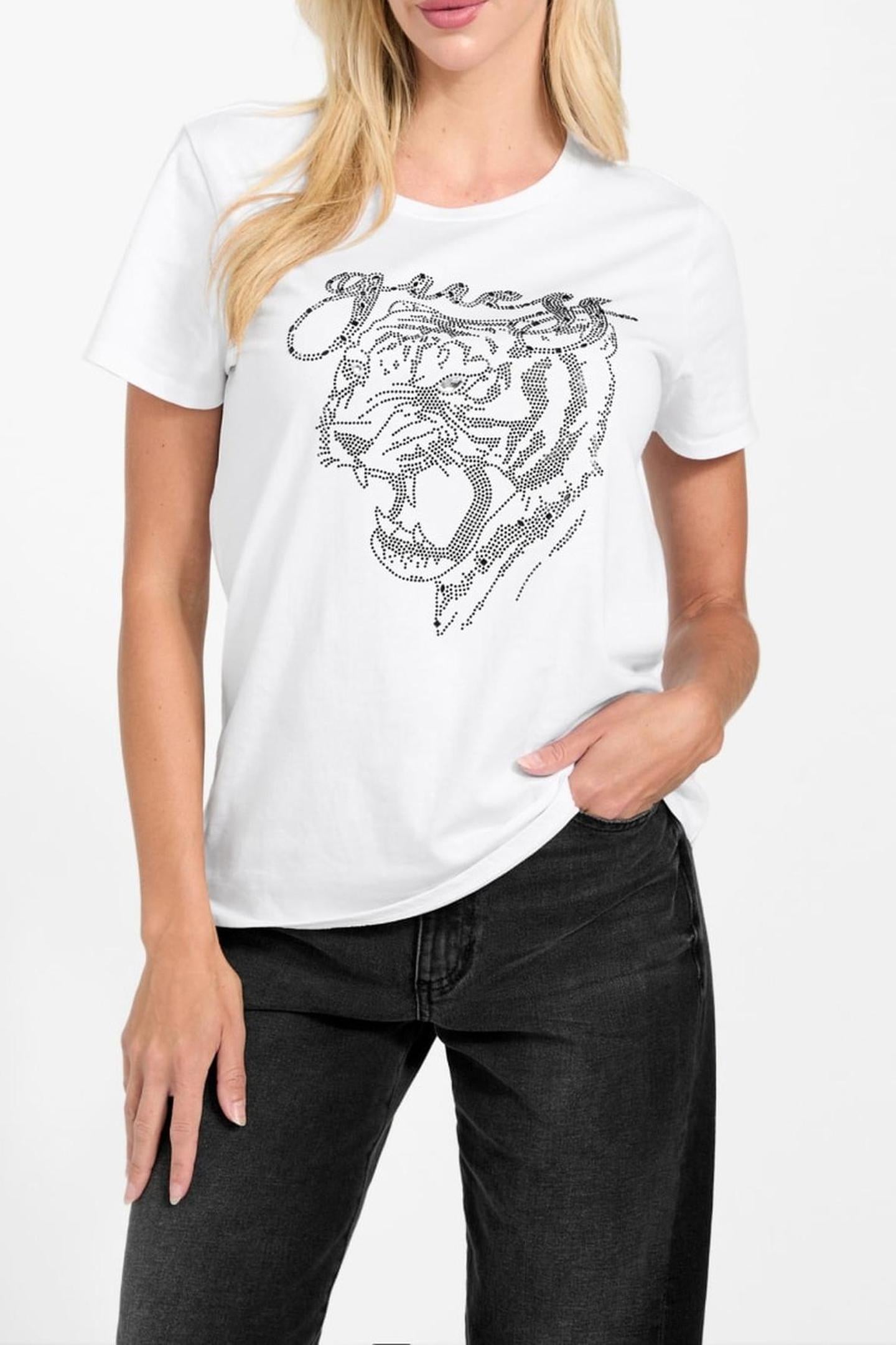 SS GUESS TIGER FACE PURE WHITE 3