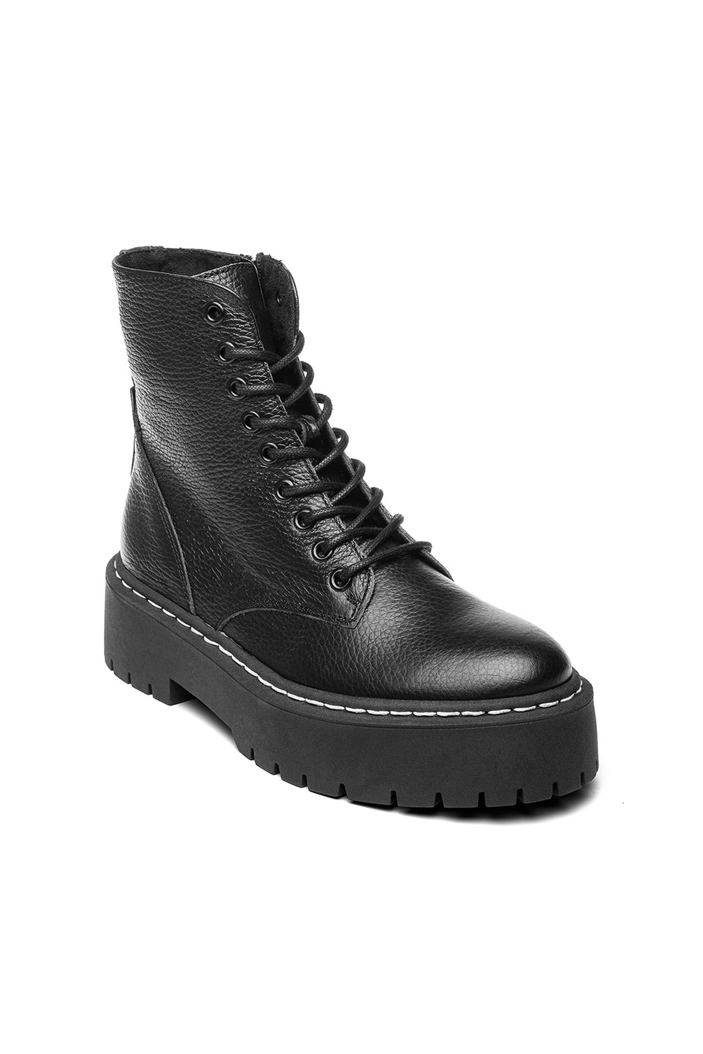 SKYLAR BOOTS BLACK LEATHER 2