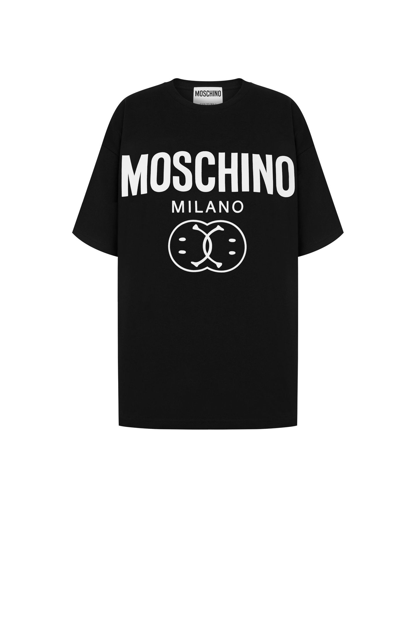 OVERSIZED T-SHIRT IN DOUBLE SMILEY® ORGANIC JERSEY BLACK 3