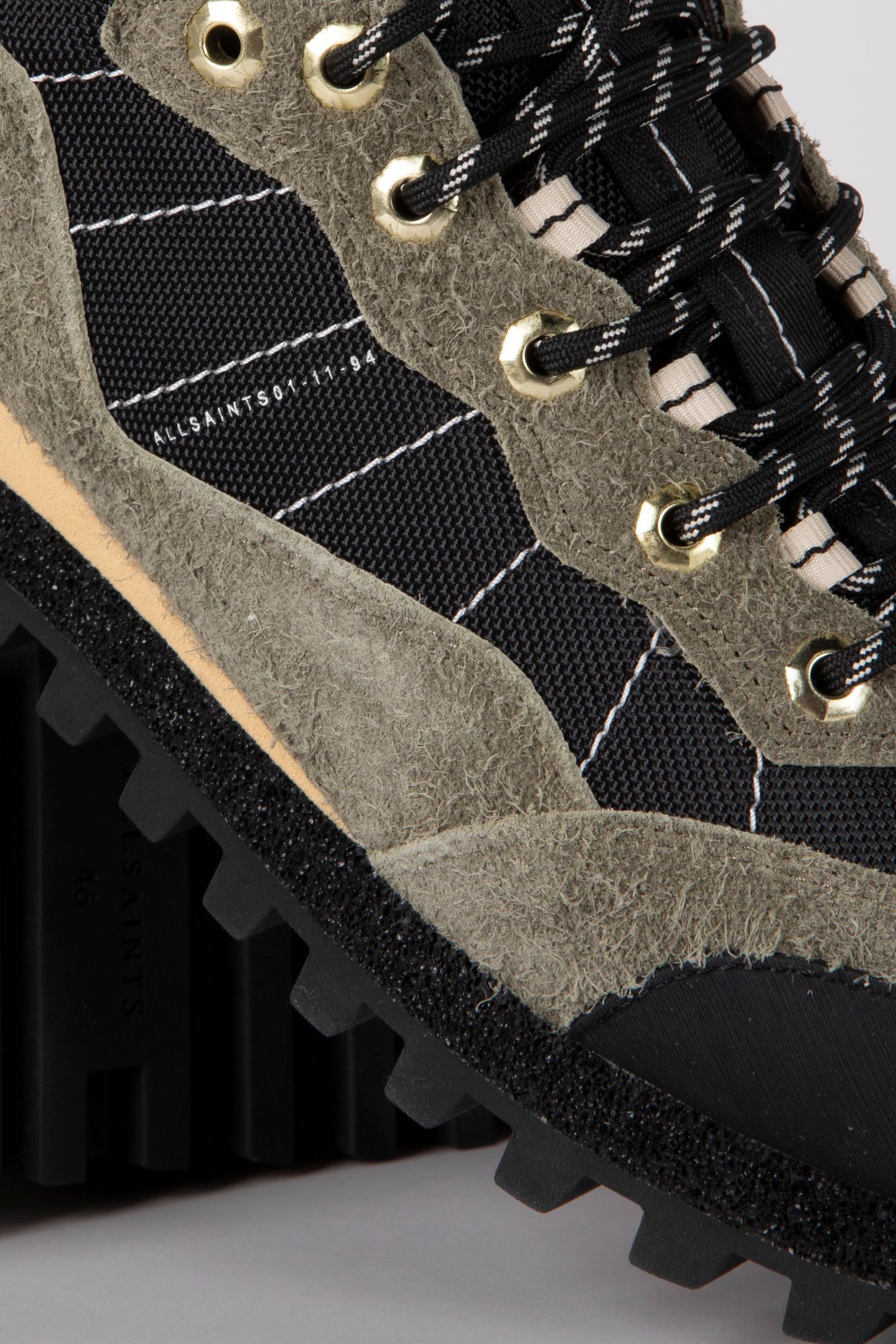 NEVIS SNEAKER KHAKI GREEN/BLACK 3