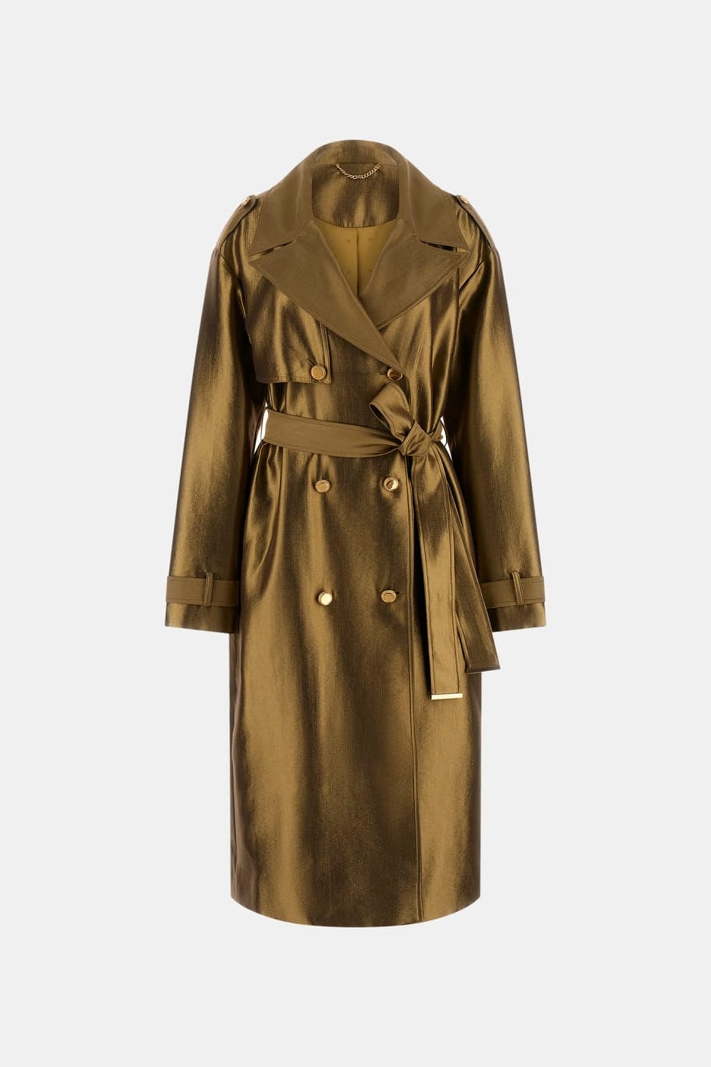 MILLA TRENCH COAT ANTIQUE GOLD MULTI 8