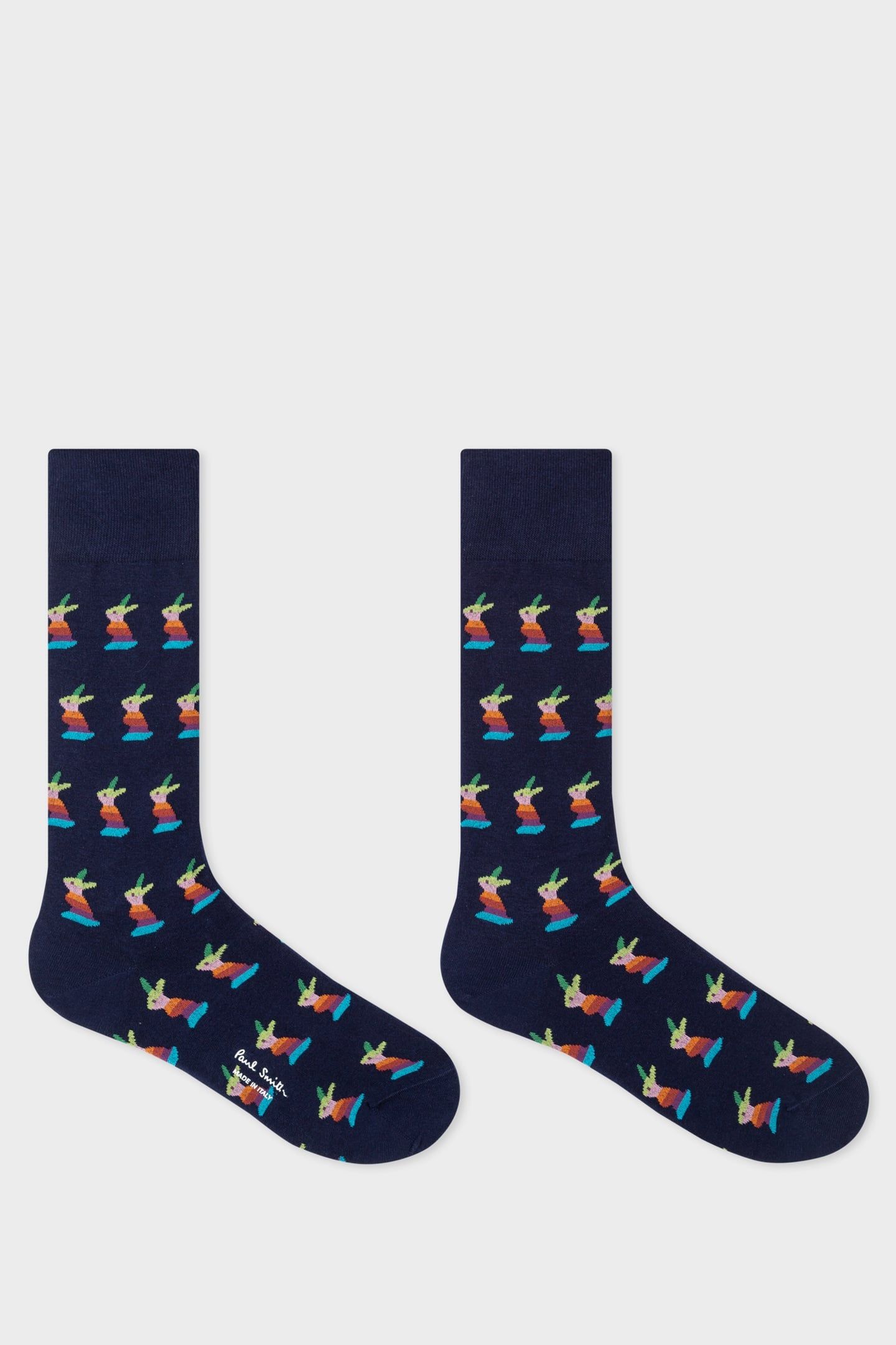 MEN SOCK RICHIE RABB NAVY 1