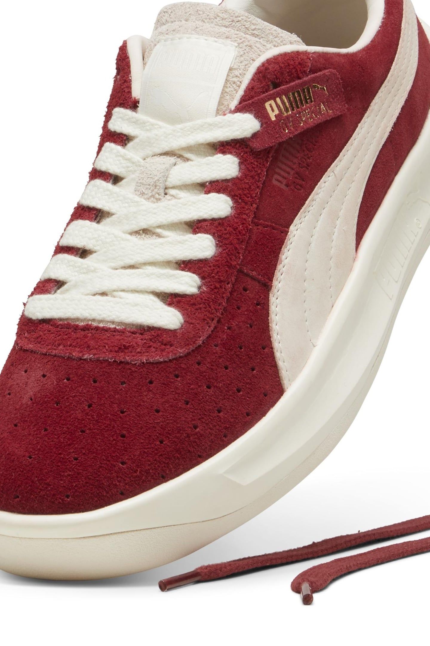 UNISEX GV SPECIAL SUEDE INTENSE RED-FROSTED IVORY 2