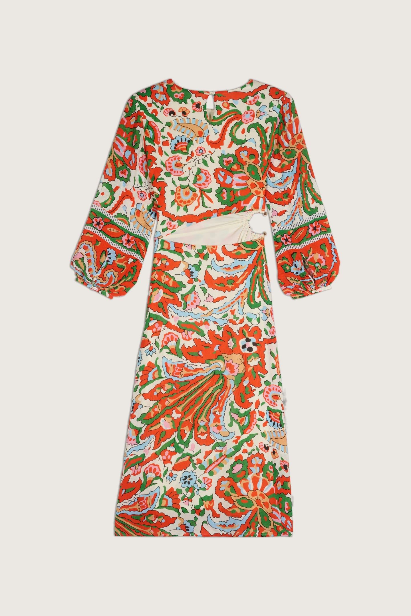 MID-LENGTH DRESS ECRU 3