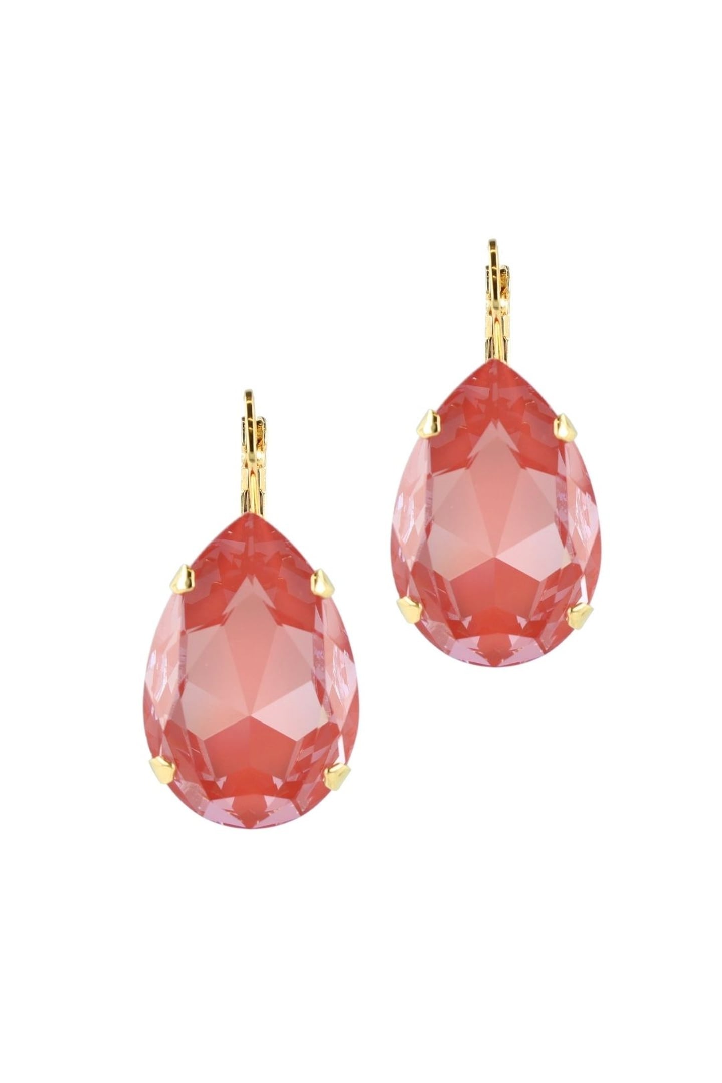 EVA EARHANGERS MAROON - SHORT RED 2