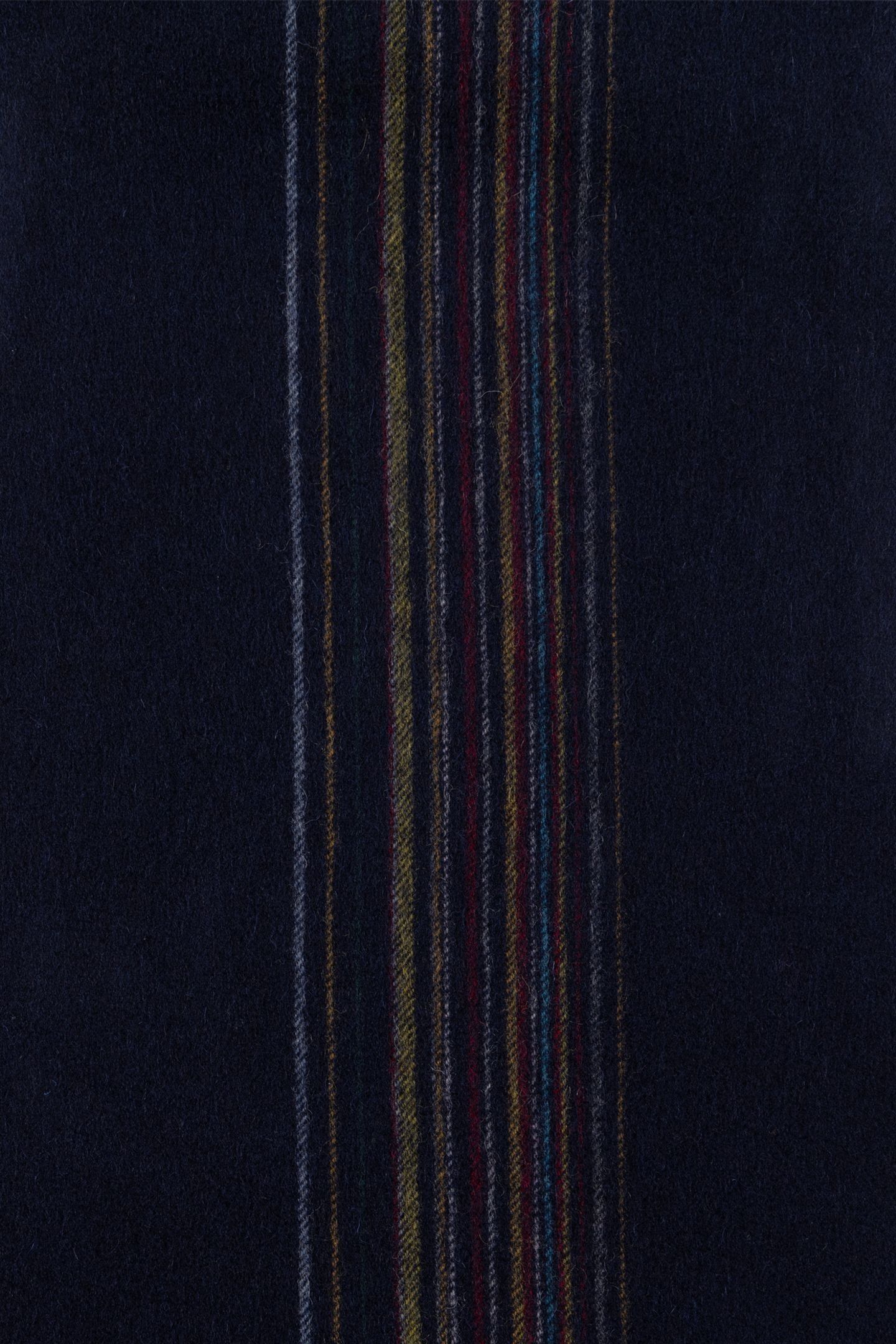 MEN SCARF OFFSET SIGNATR NAVY 5