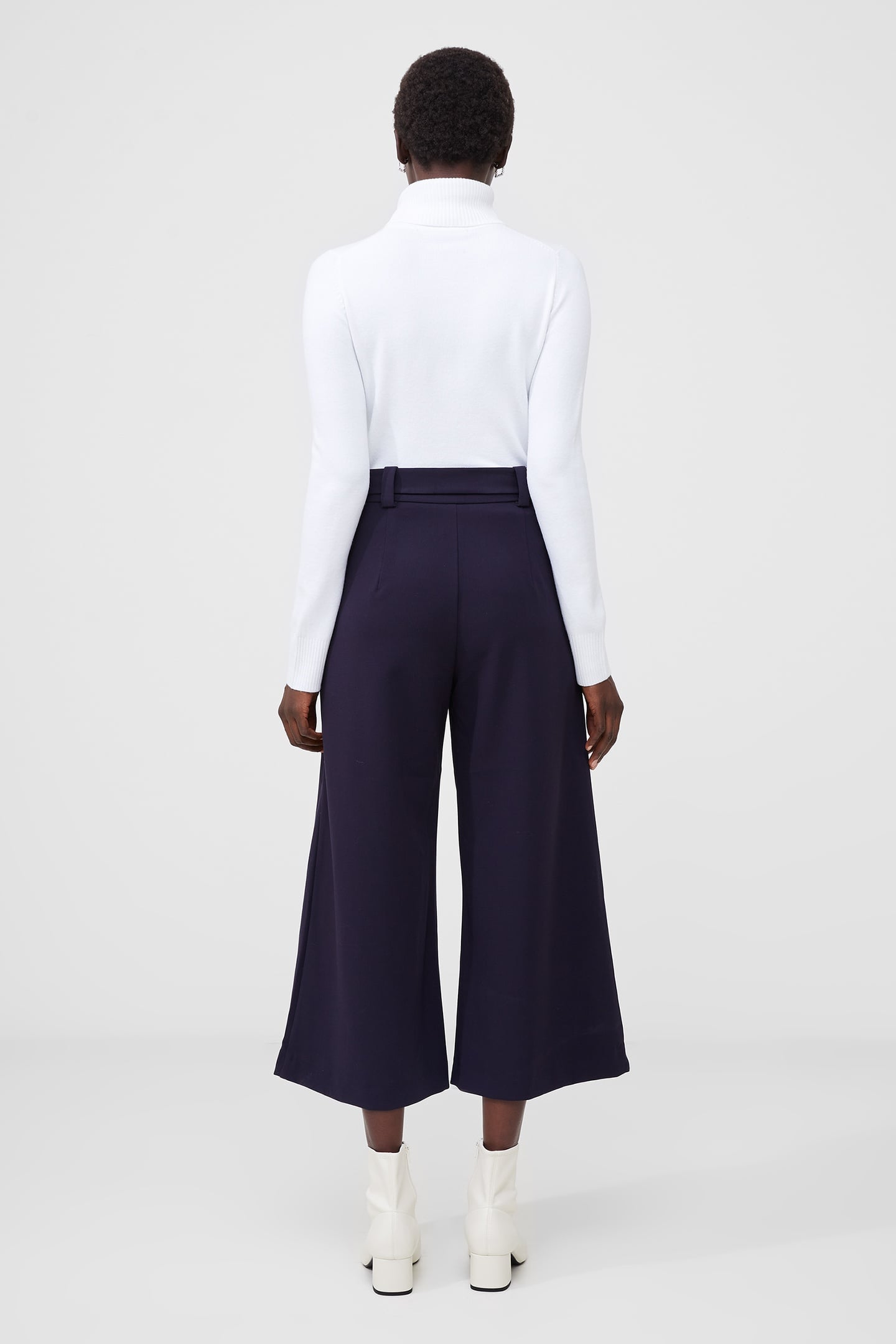 WHISPER BELTED CULOTTES UTILITY BLUE 3