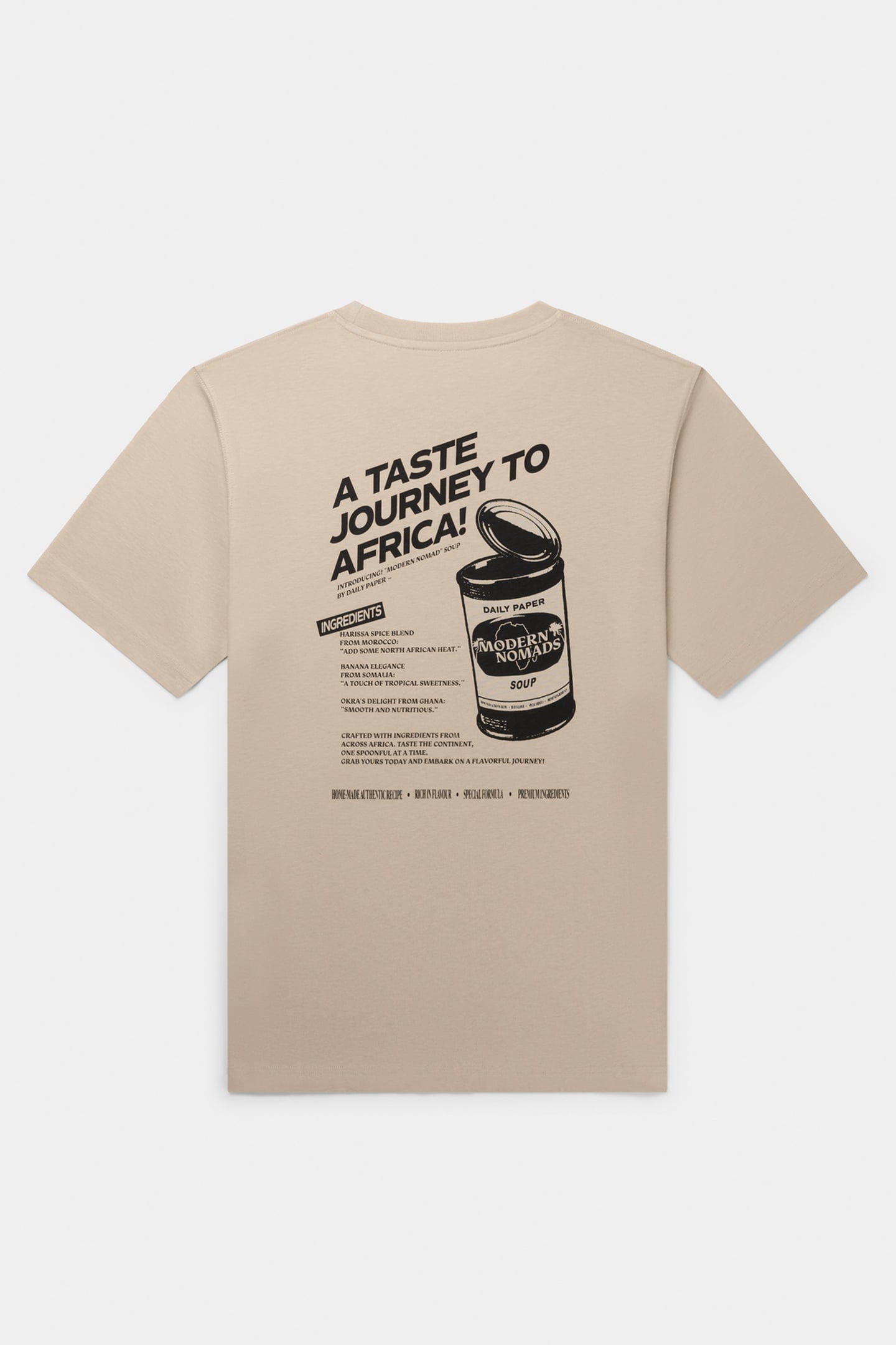 UNISEX SOUP T-SHIRT BEIGE 2