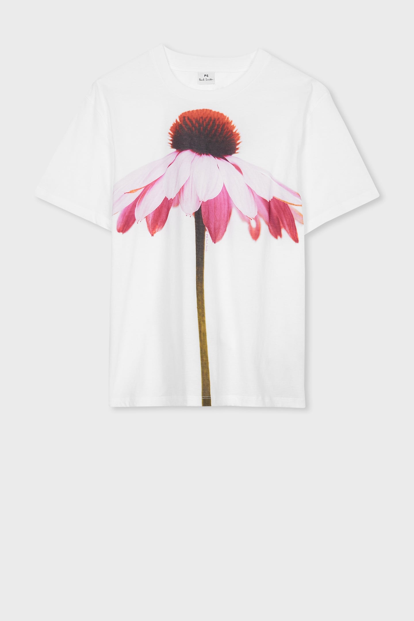 WOMENS FLOWER T-SHIRT WHITE 1