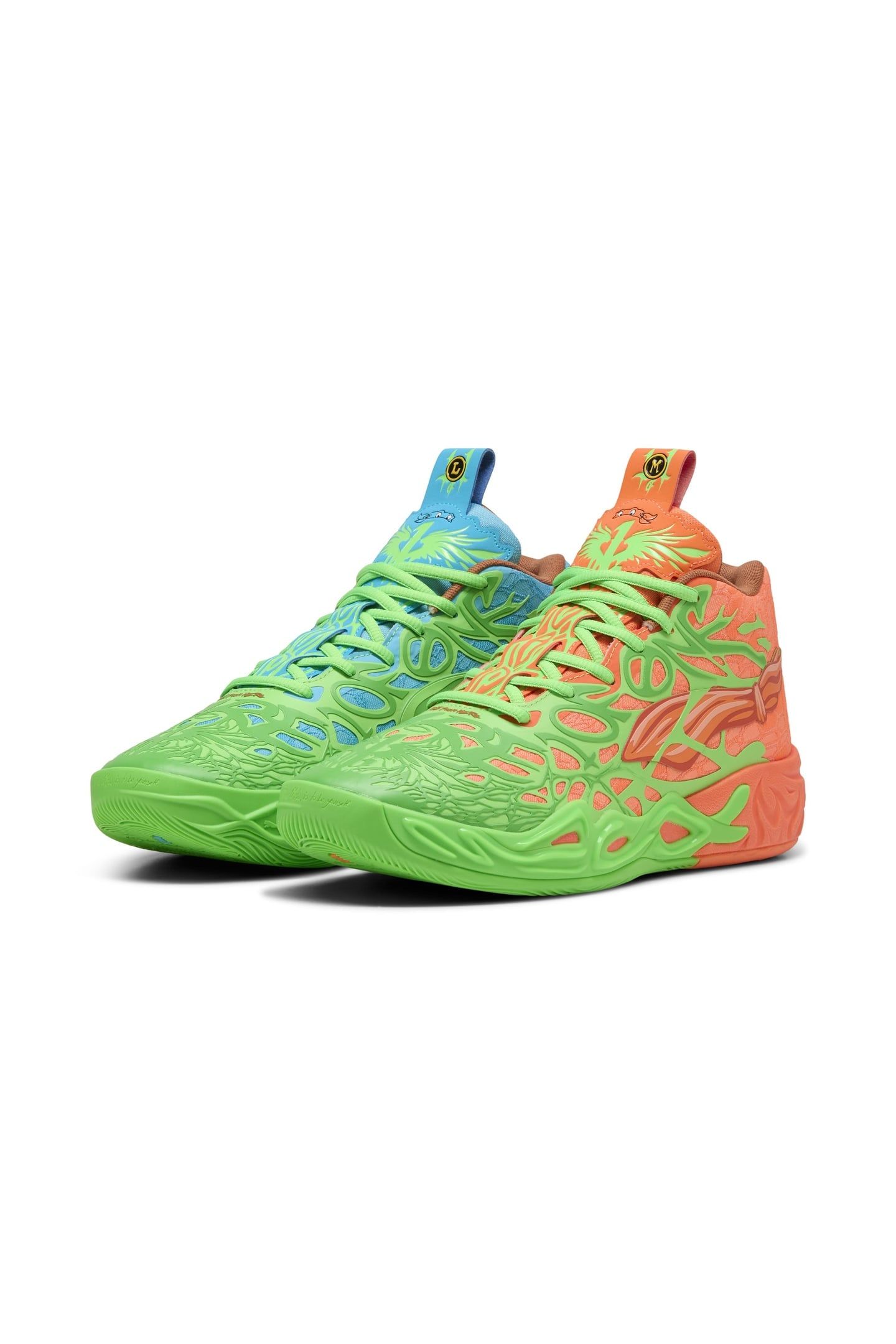 UNISEX MB.04 TMNT L&M FLURO GREEN PES-GREEN-BRIGHT AQUA-ORAN 5