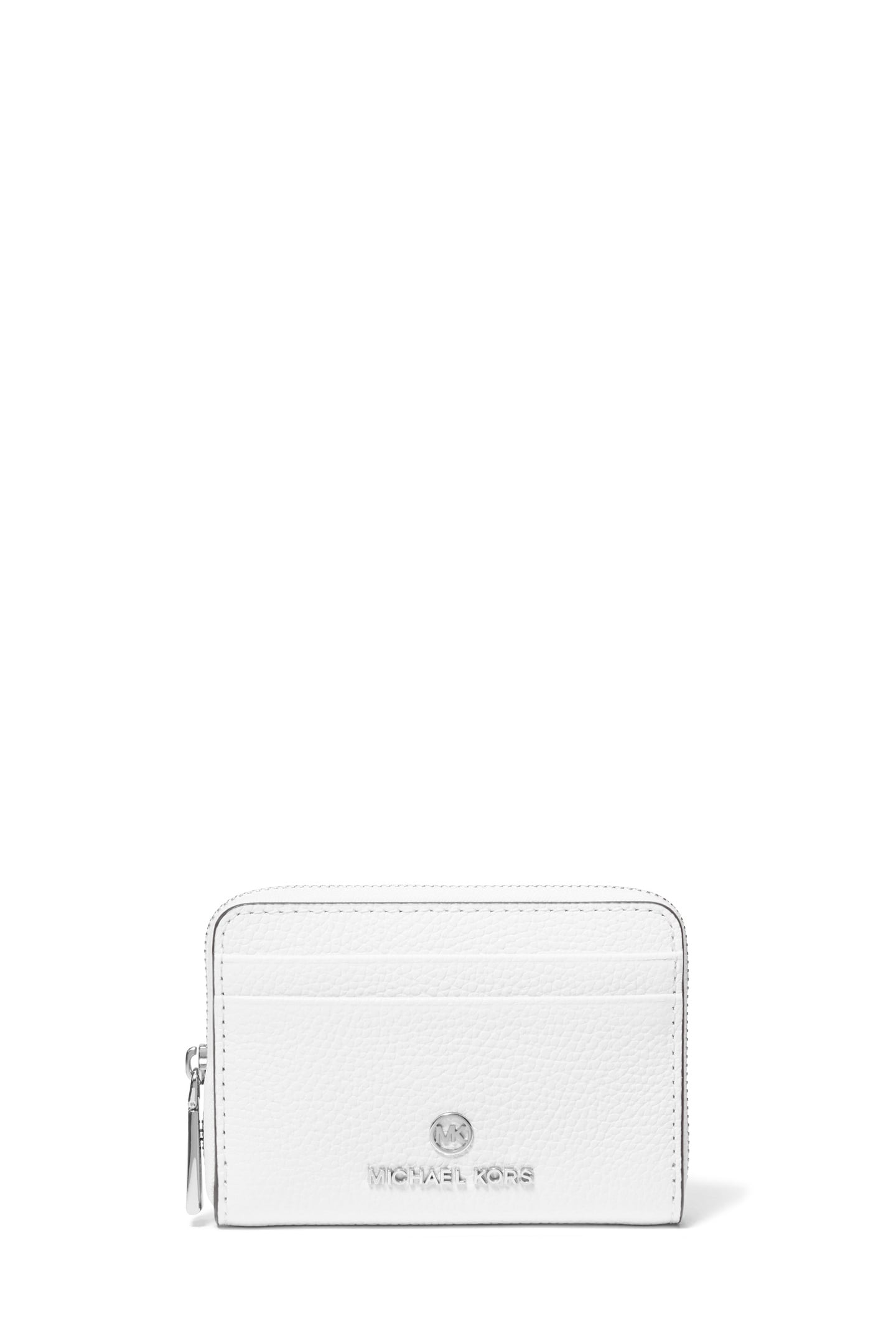 SMALL ZIP AROUND COIN CARD CASE OPTIC WHITE 1