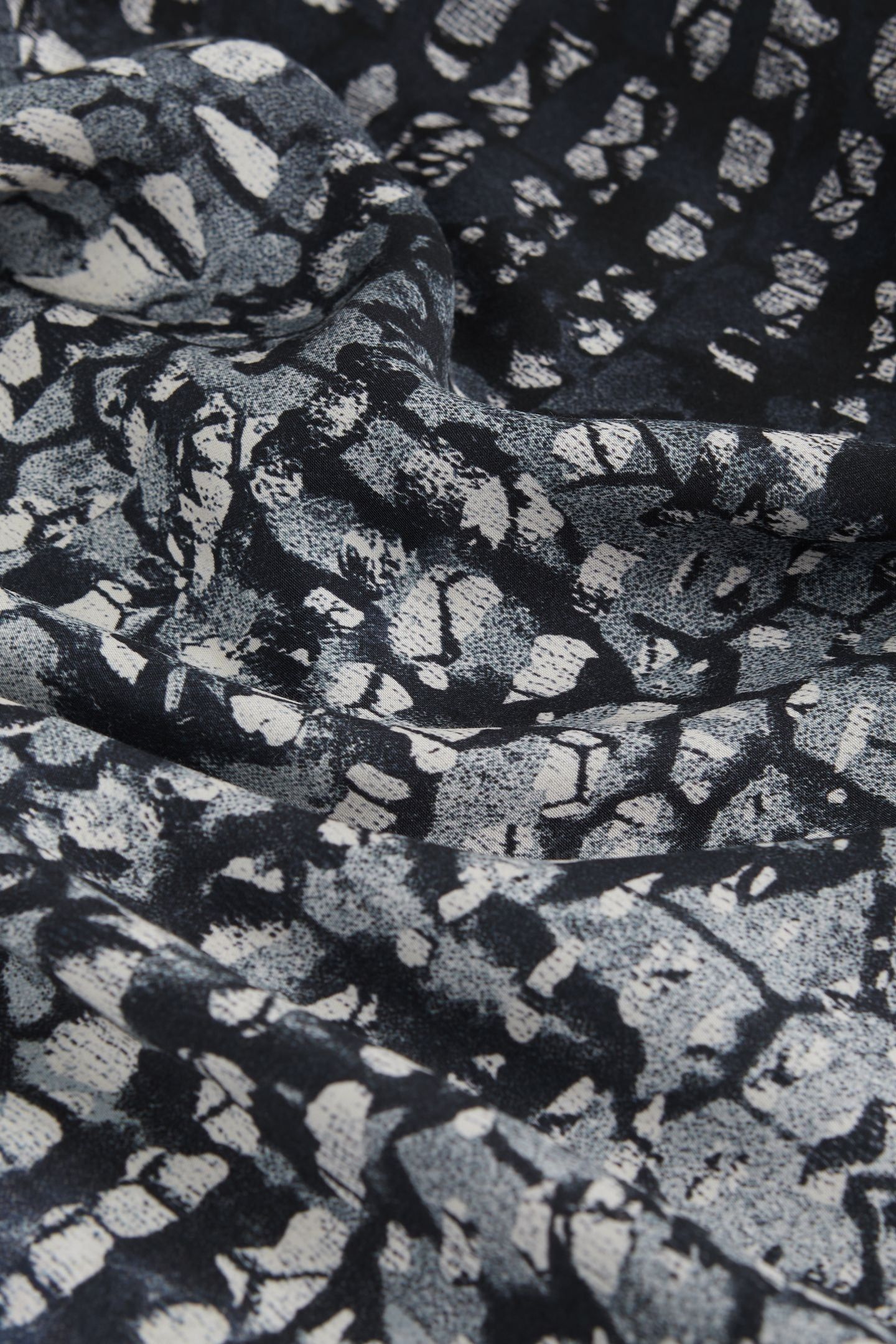 PRINTED SLIP DRESS NAVY 5