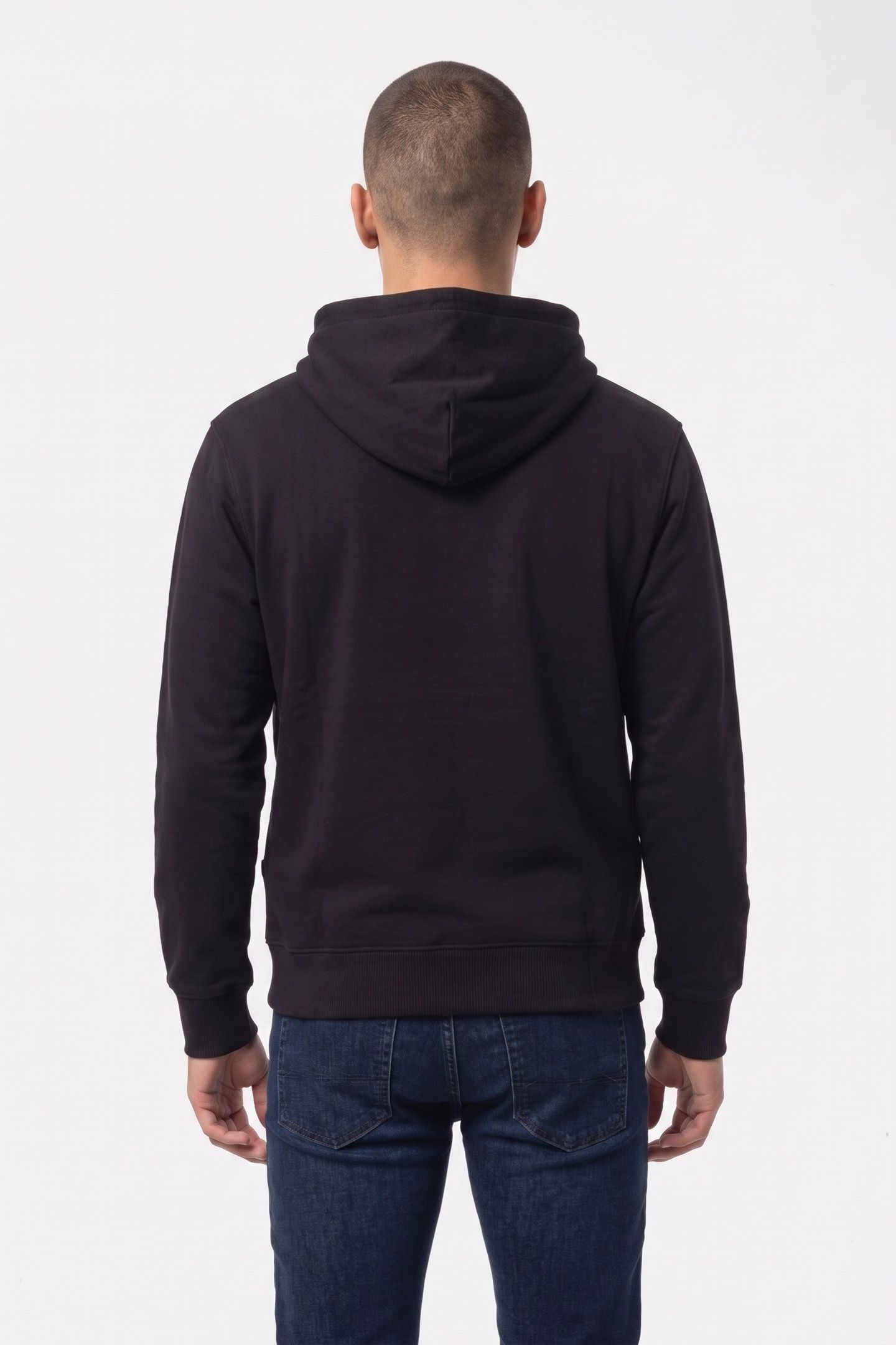 NORTHWOOD TREE LOGO BB HOODIE BLACK/WHITE 2