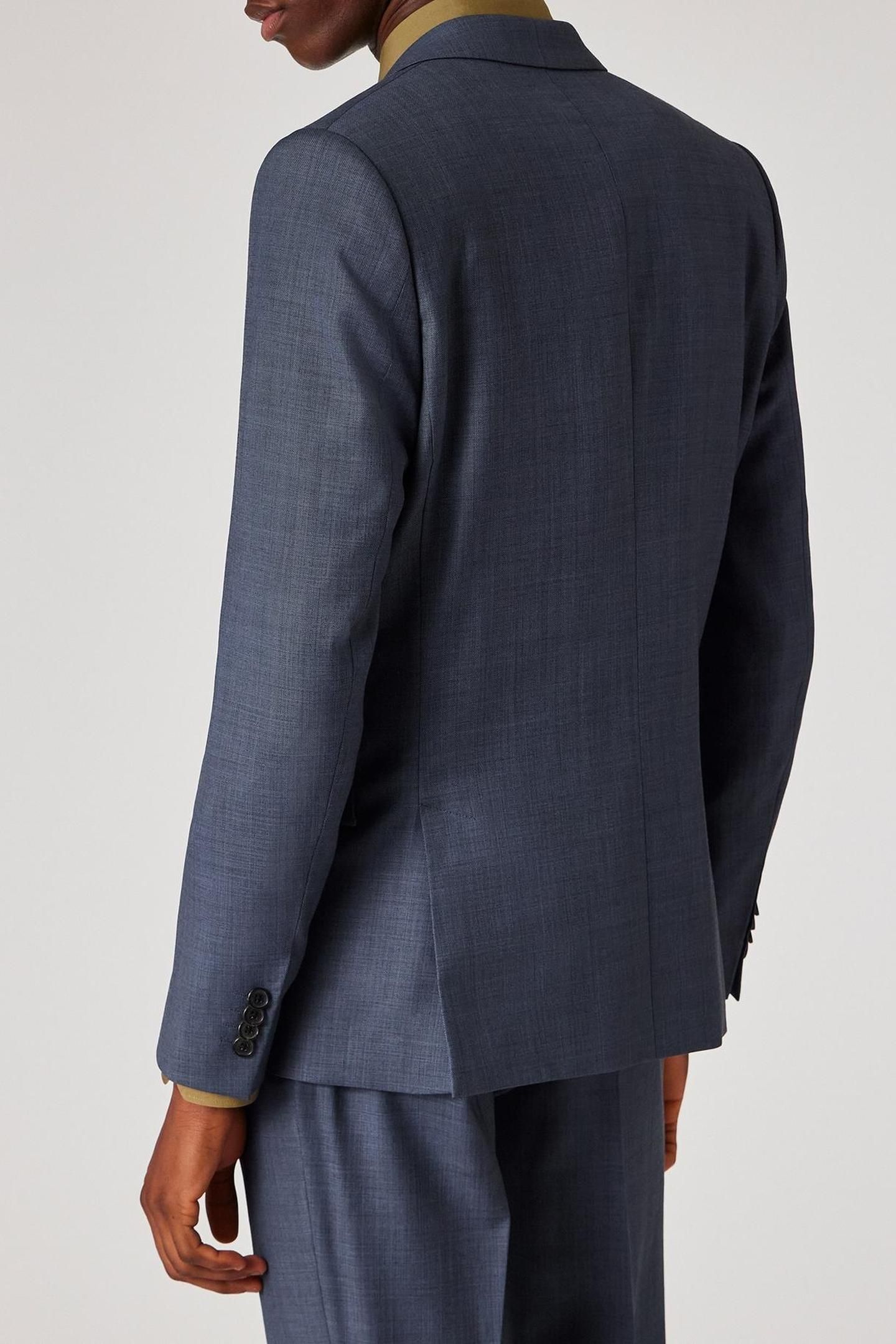 MENS TAILORED FIT 2 BUTTON SUIT BLUE 2