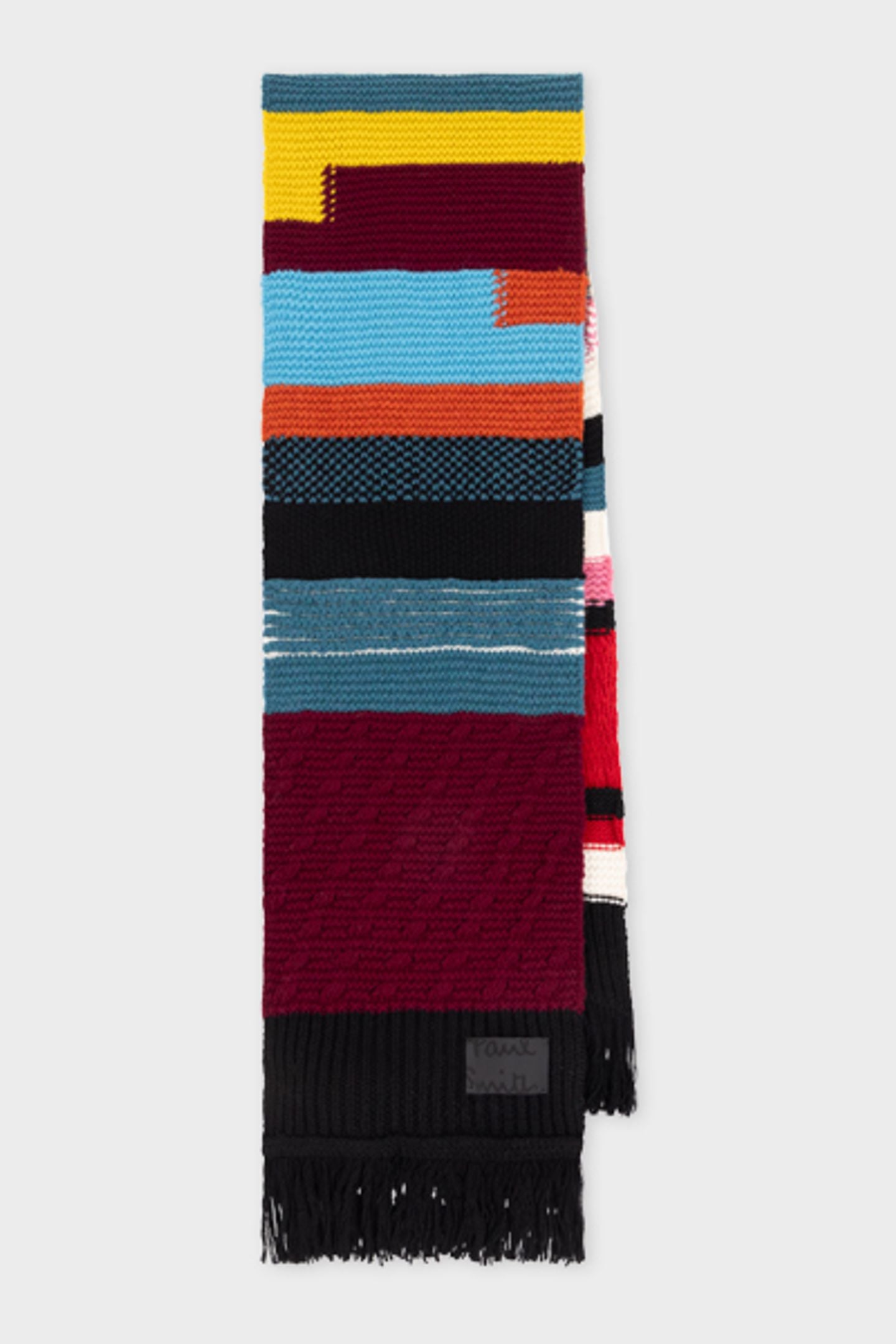WOMEN SCARF SIG MASH UP MULTI COLOURED 7