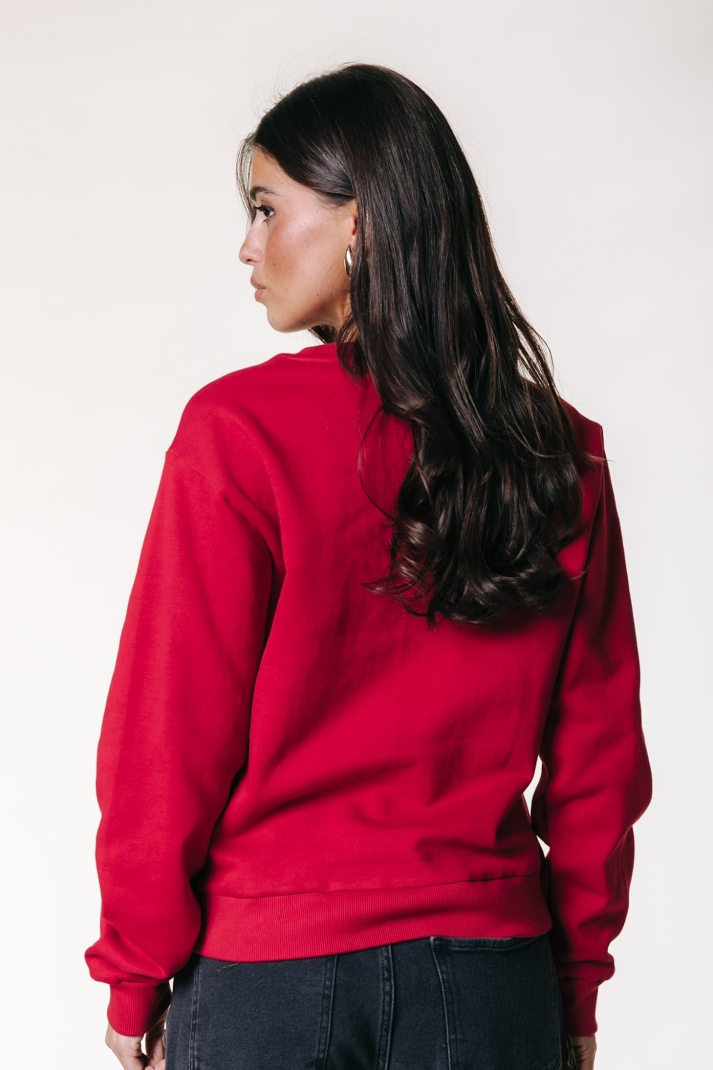 PUFF LOGO RELAXED SWEAT RED 2