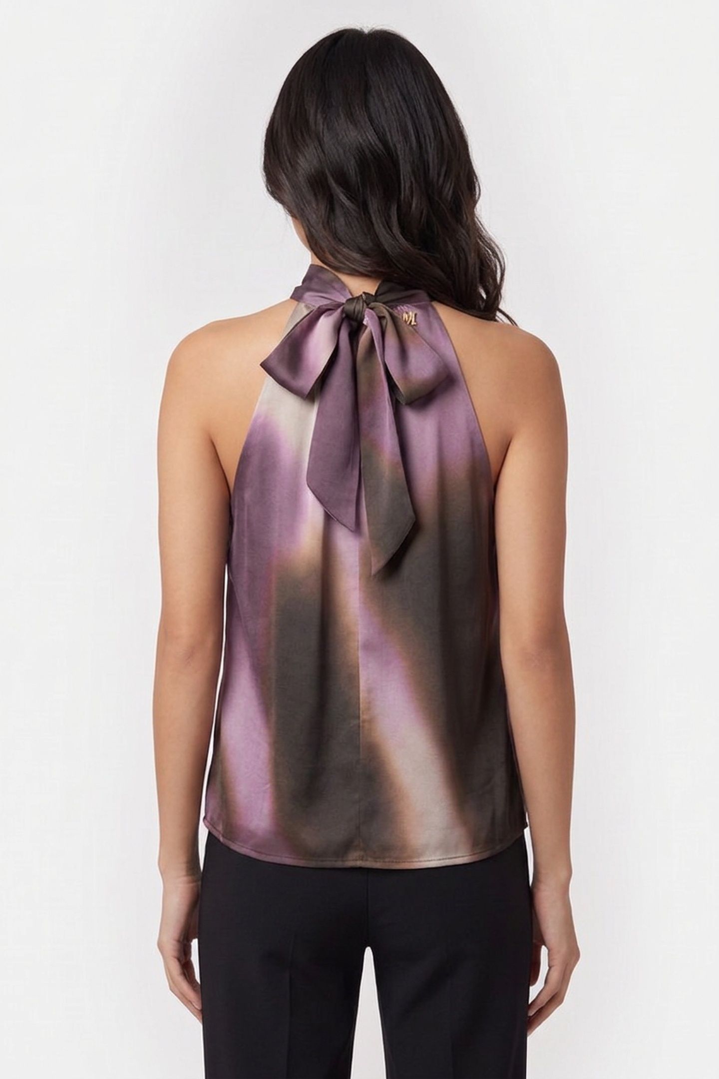 ELISA HALTER NECK PR WINTERY LIGHTS PURPL 2