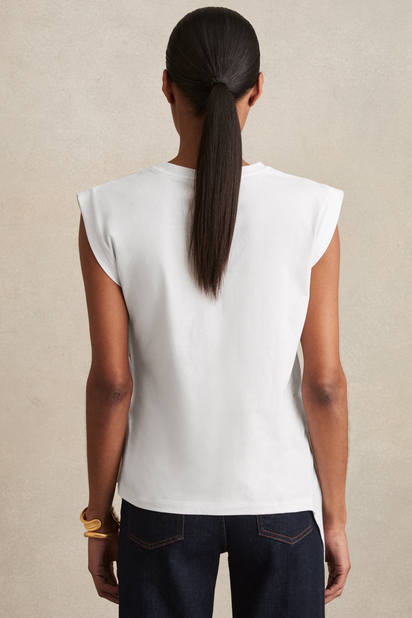DRAPE T-SHIRT WHITE 2