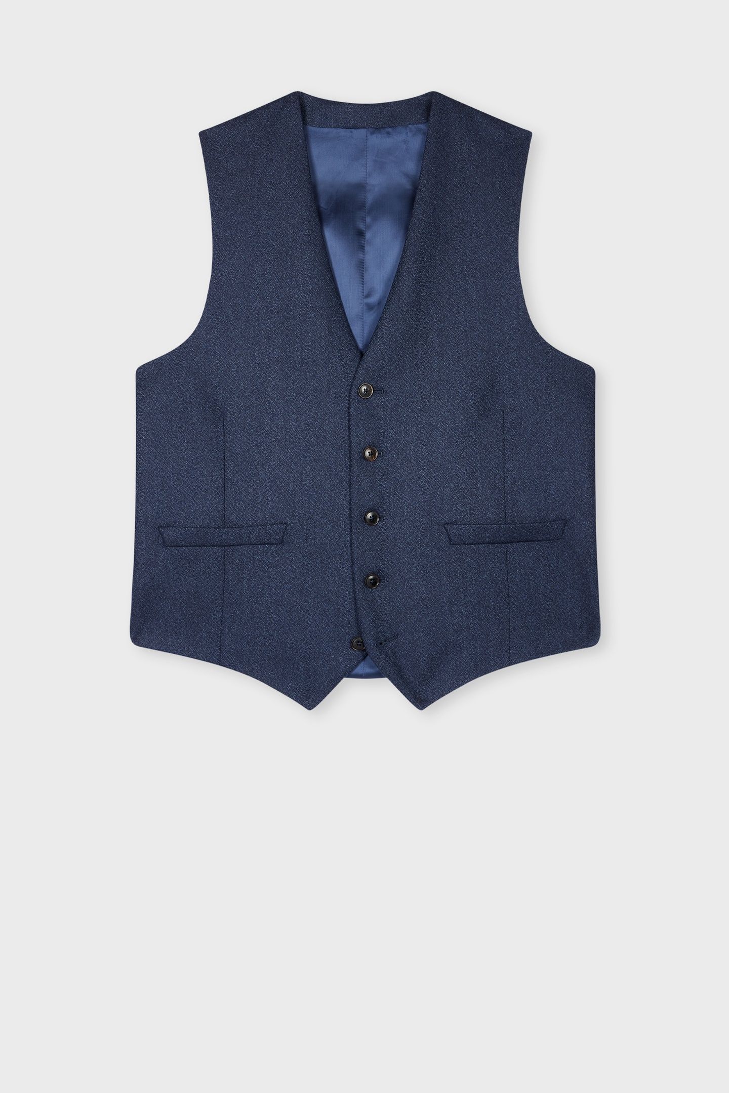 MENS TAILORED FIT 3PC 2 BUTTON SUIT NAVY 7