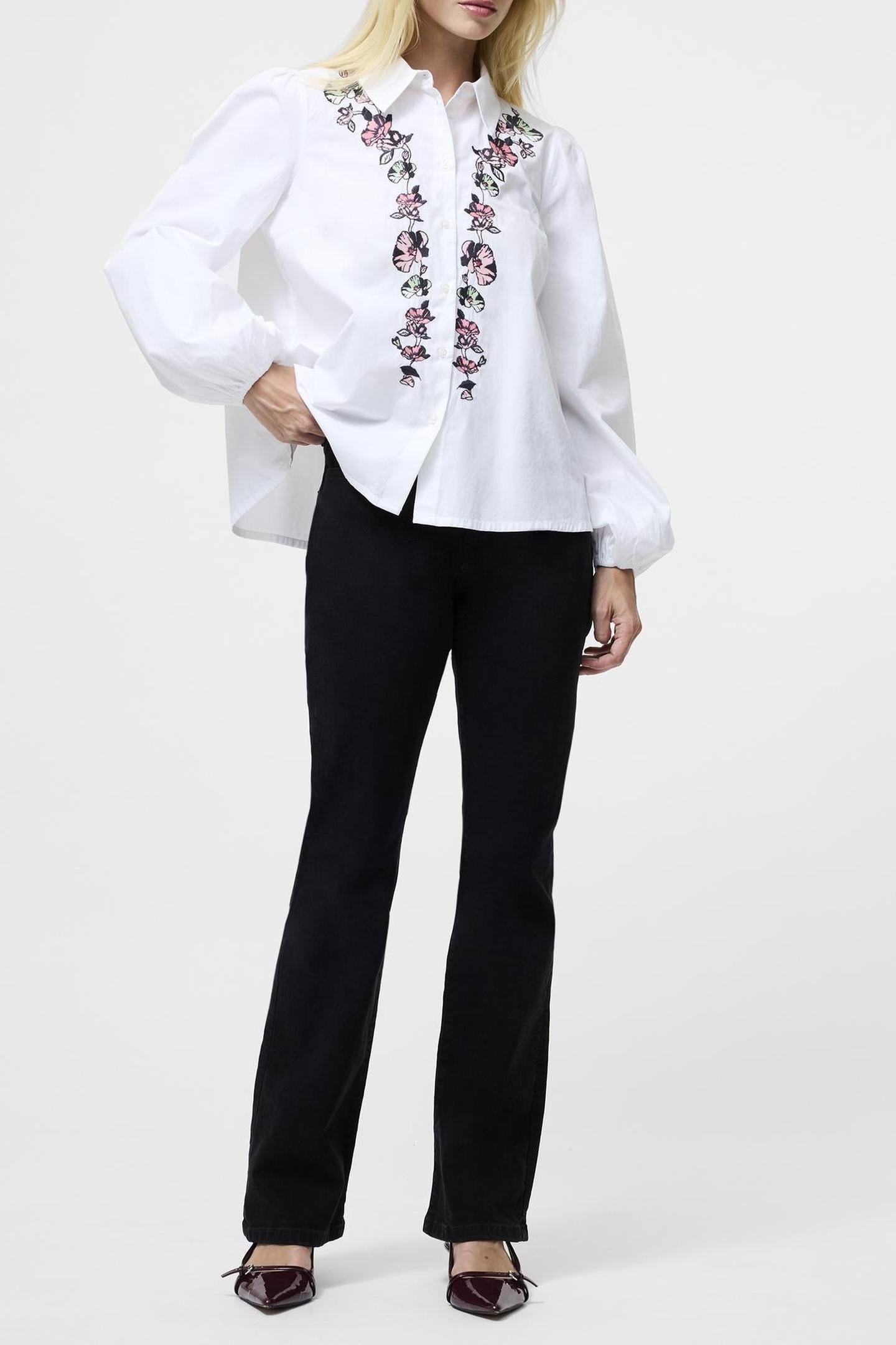 CAMBRIA ELLIE EMB SHIRT CREAM/MG/PINK/BLOSSO 1