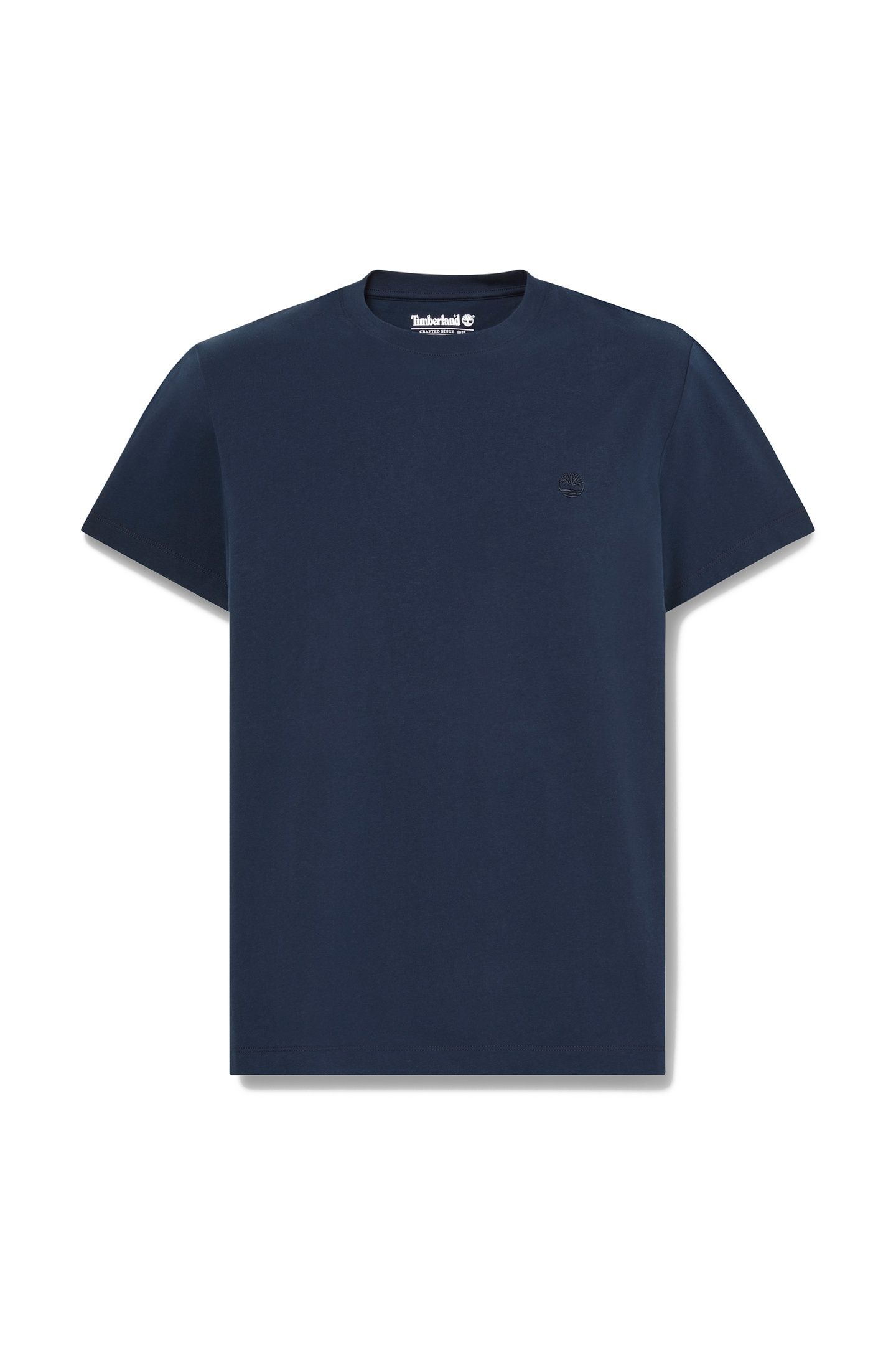OYSTER RIVER CHEST LOGO SS TEE SLIM DARK SAPPHIRE 3