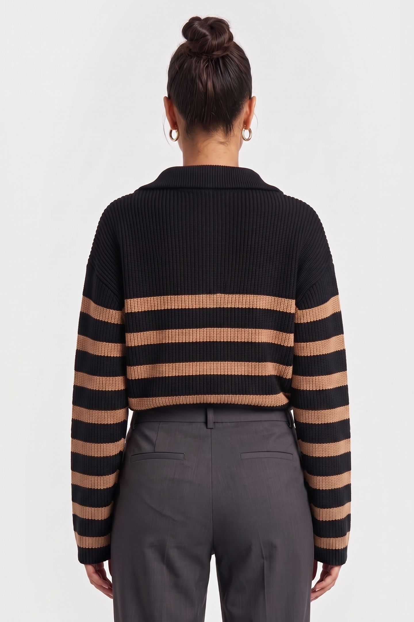 S2 JANINE ZIP SWEATER BEIGE 2