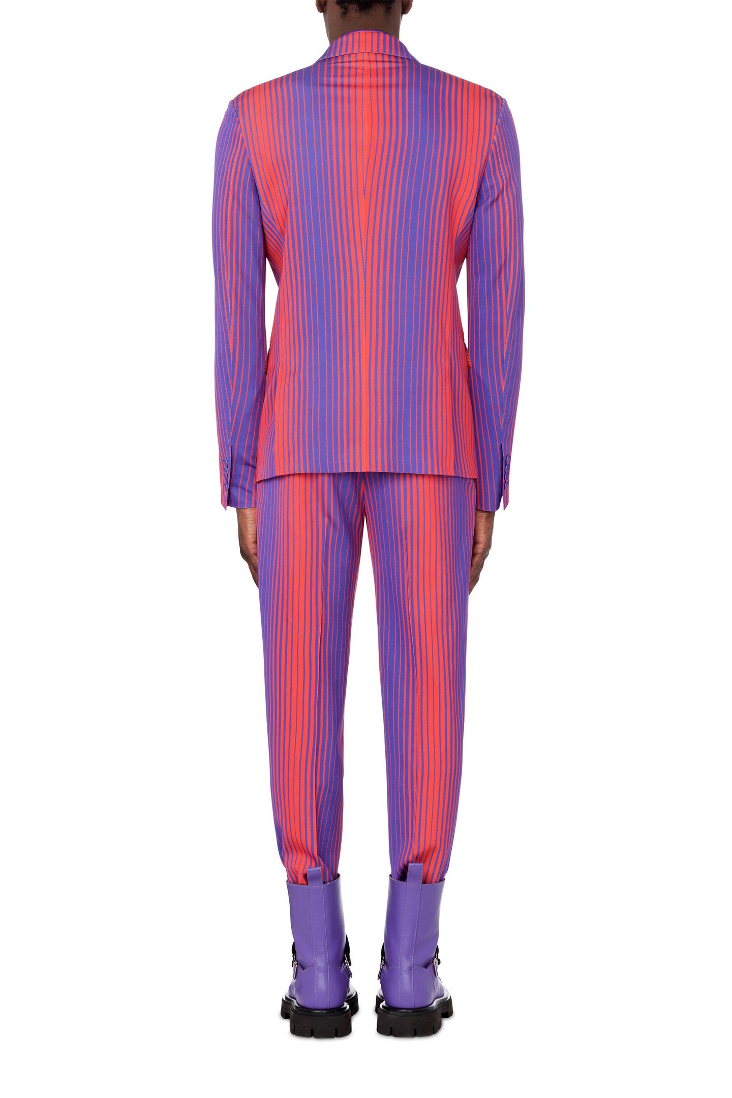 DEGRADÉ STRIPES SATIN JACKET BLUE 2