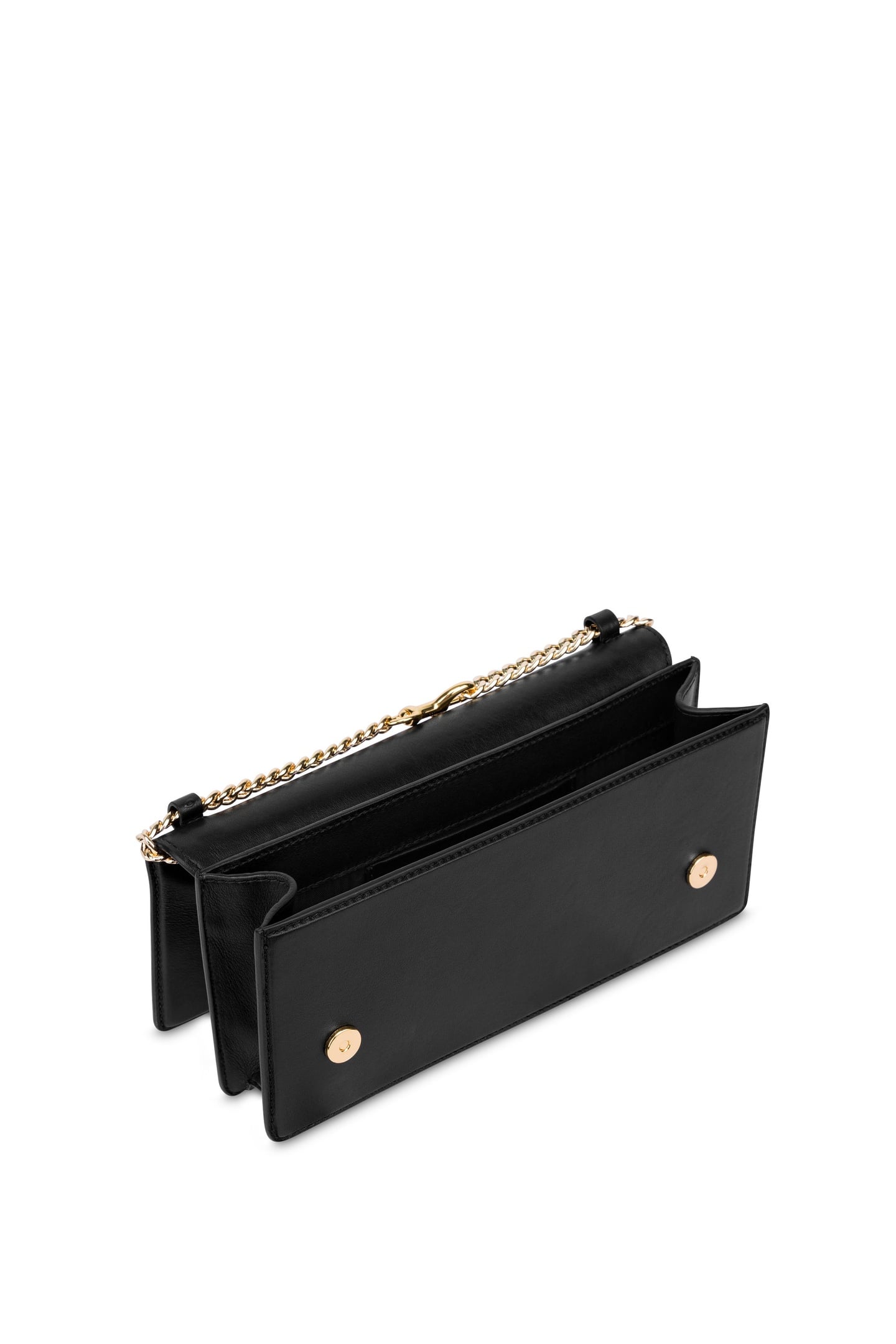 INFLATABLE HEART CALFSKIN CLUTCH BLACK 5