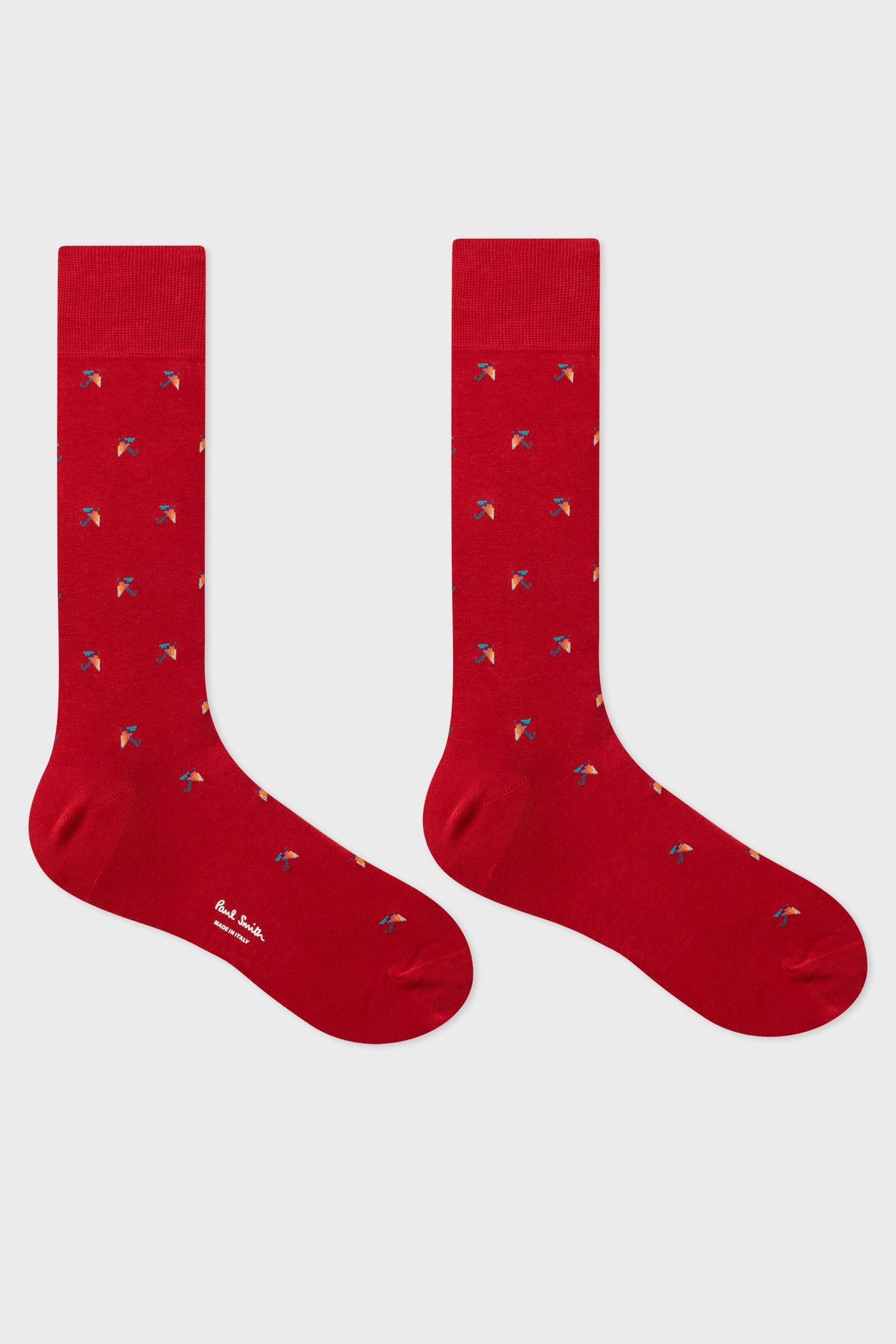 MEN SOCK UMBRELLA RED 2