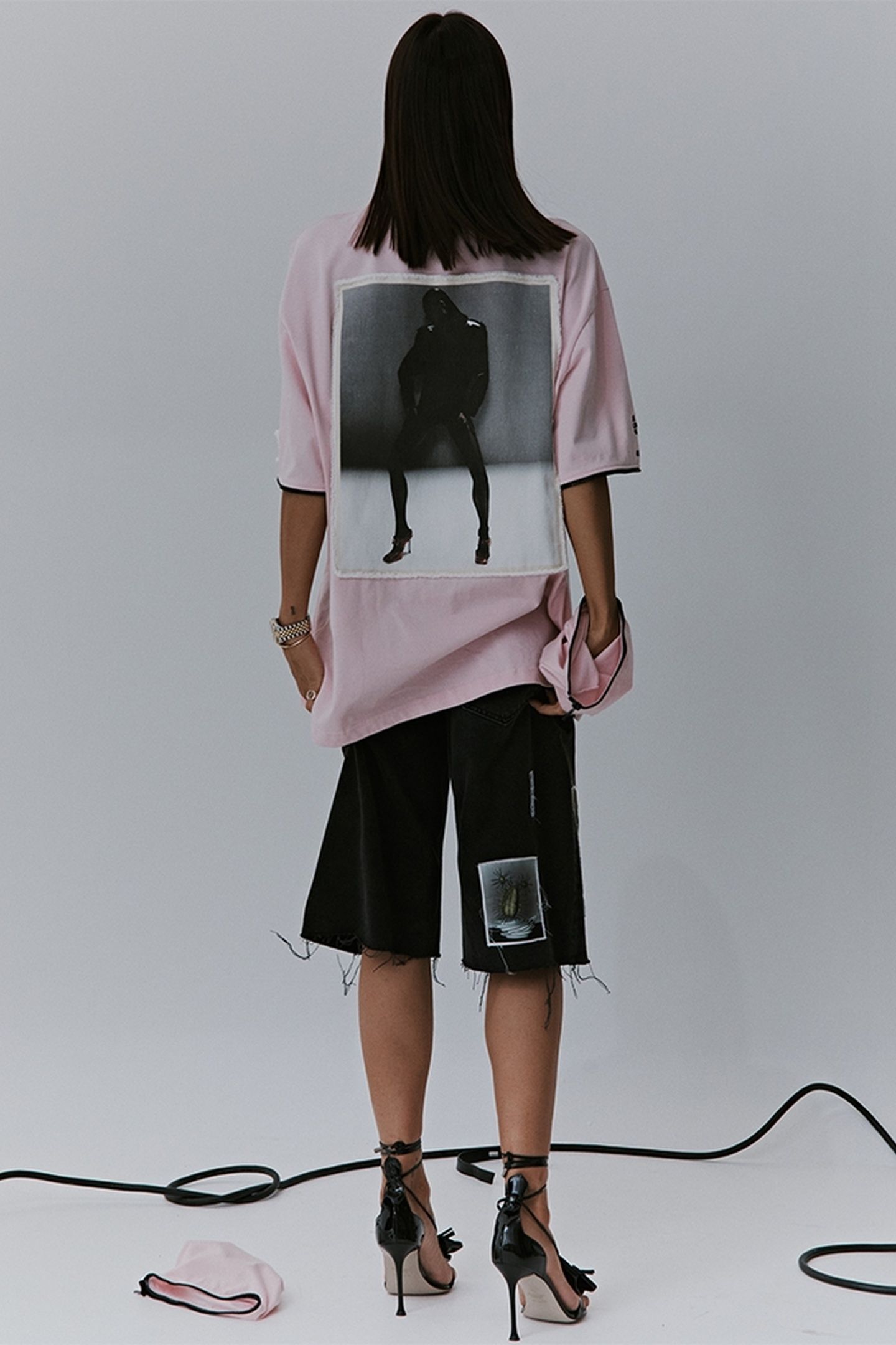CHAYENNE SKATE TEE WIDE SLEEVE PINK 2