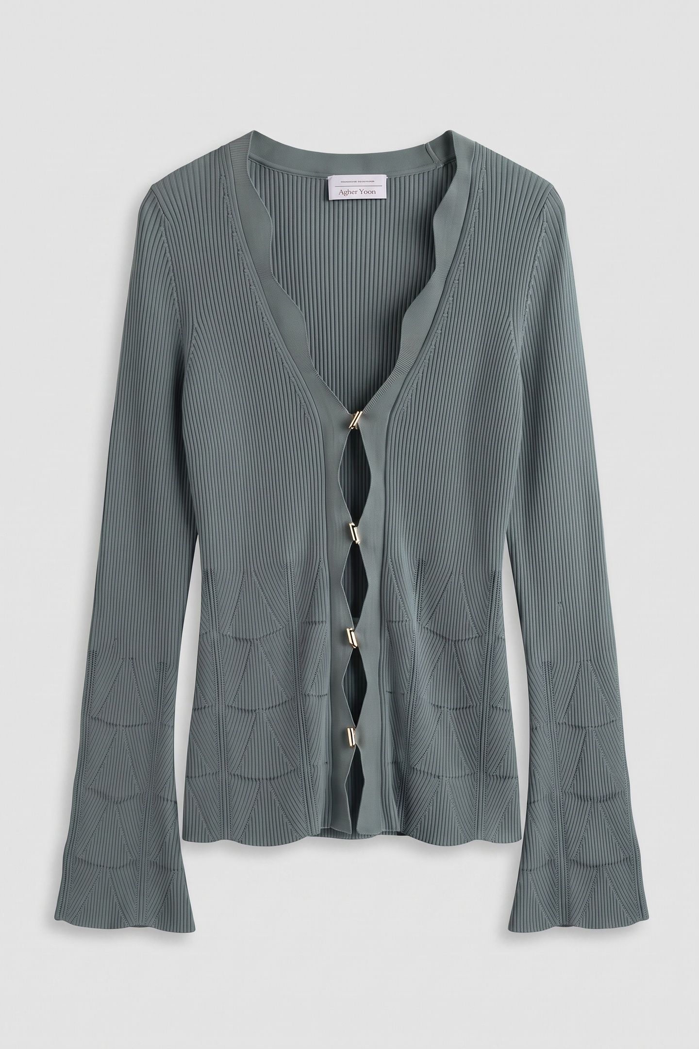 X JODI CARDIGAN TURQUOISE 3