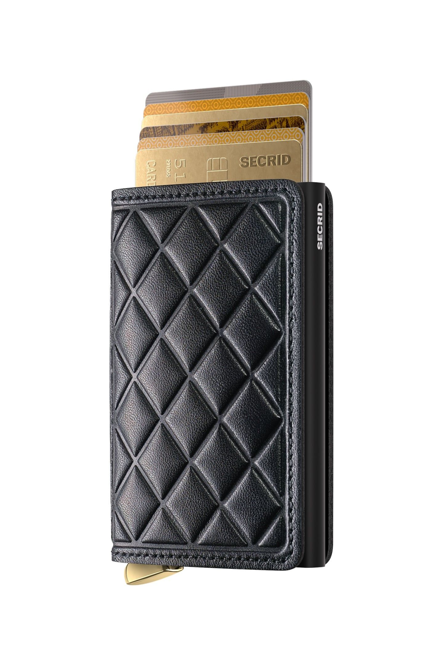 UNISEX SLIMWALLET EMBOSS DIAMOND BLACK 2