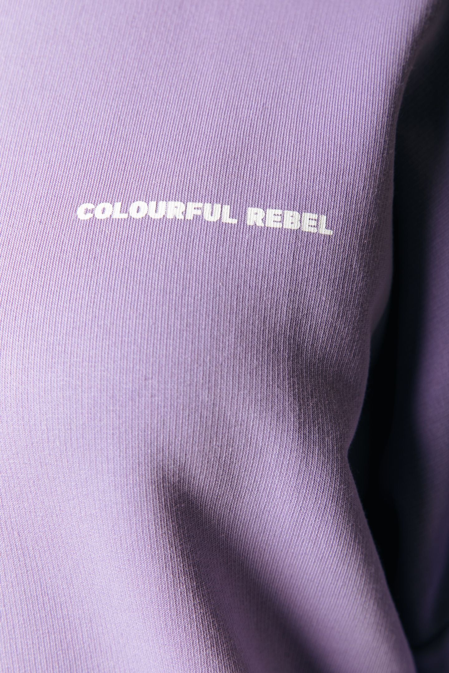MULTI RACER LOGOS DROPPED SHOULDER SWEAT LIGHT LILAC 5