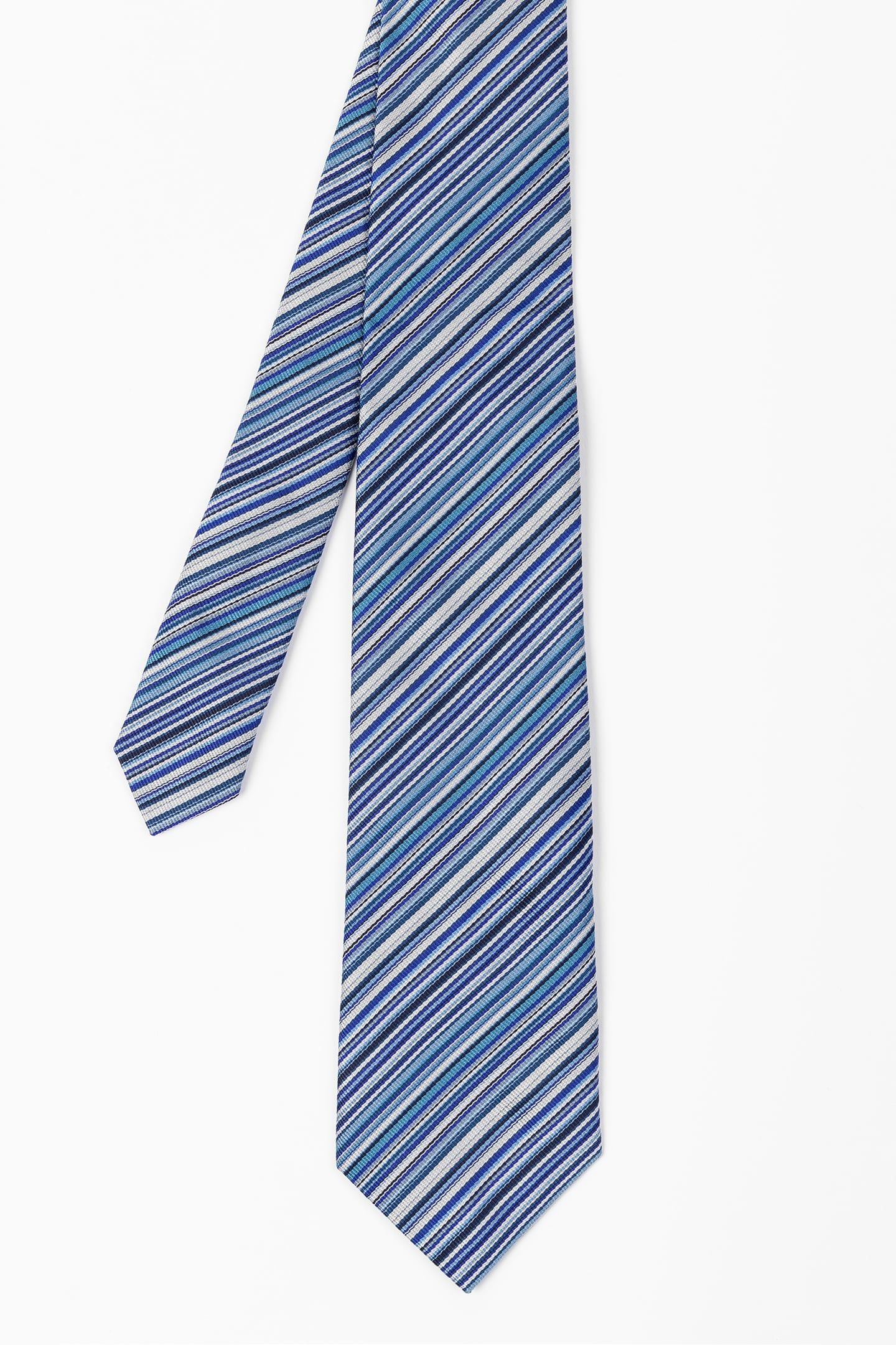 MEN TIE NEW SIG STRIPE NAVY 3
